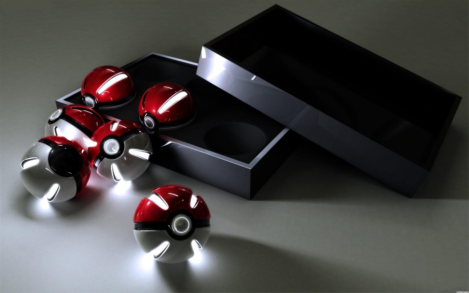 Poké Ball, Pokémon, Scatola, 3D, 1920x1200, sfondo per PC