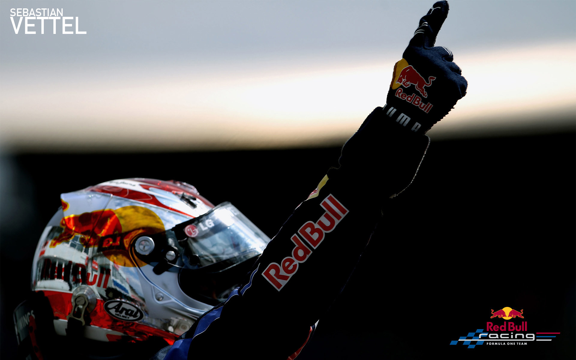 Sebastian Vettel, Red Bull Racing, Casco, Formula 1, 1920x1200, immagine di sfondo