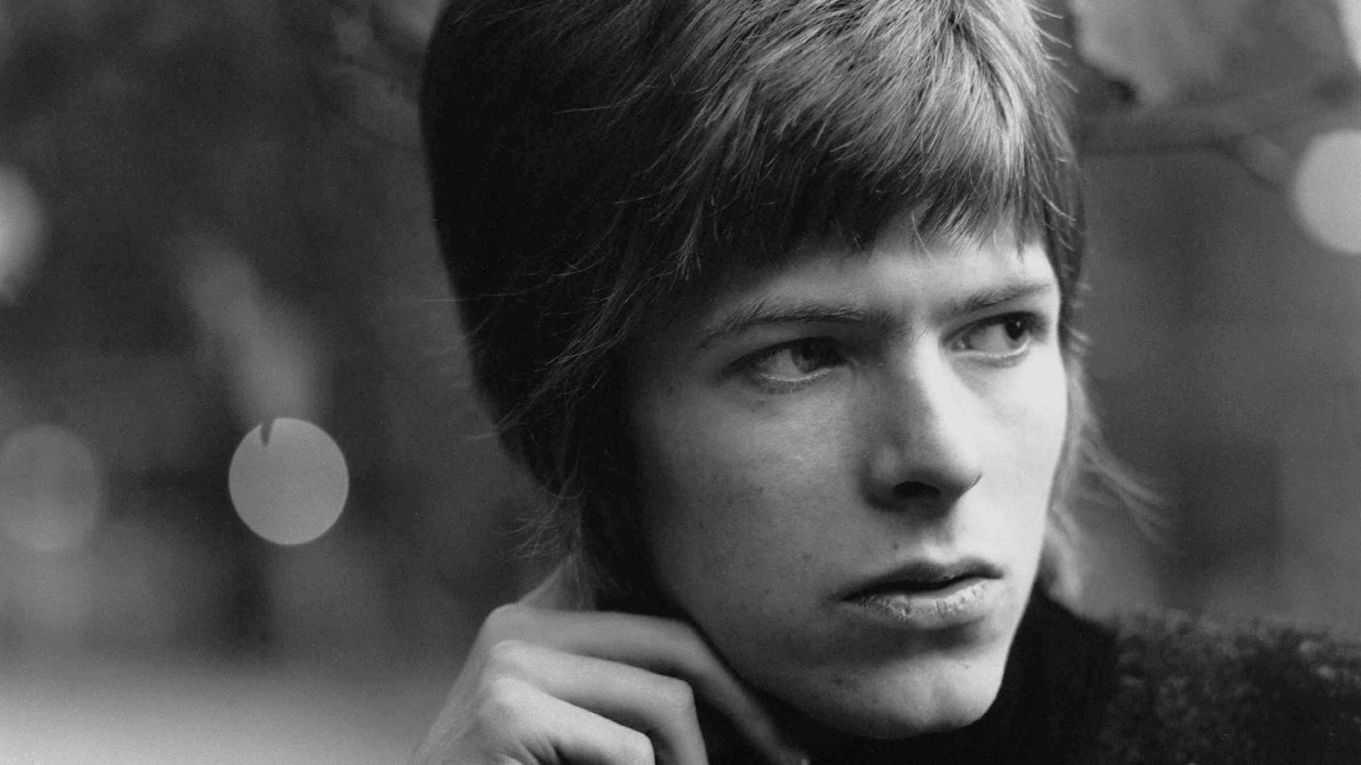 David Bowie, Ritratto, Bianco e nero, Giovane, Full HD, sfondo per PC