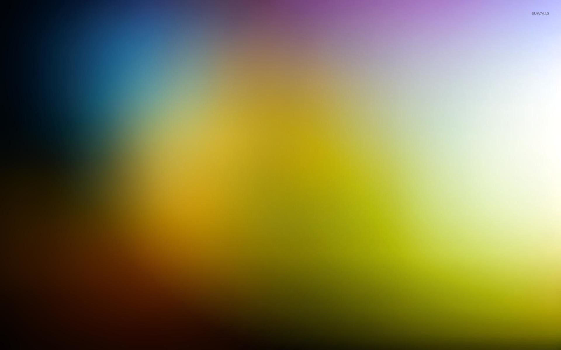 Sfocatura, Giallo, Blu, Astratto, Full HD, sfondo per PC e portatile