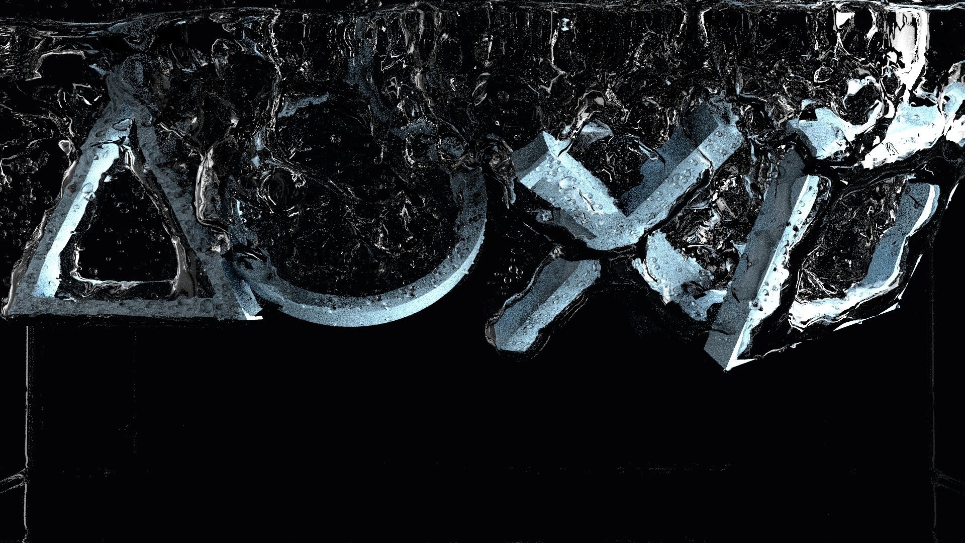 Simboli PlayStation, Metallo, 3D, Nero, Full HD 1080p, sfondo desktop