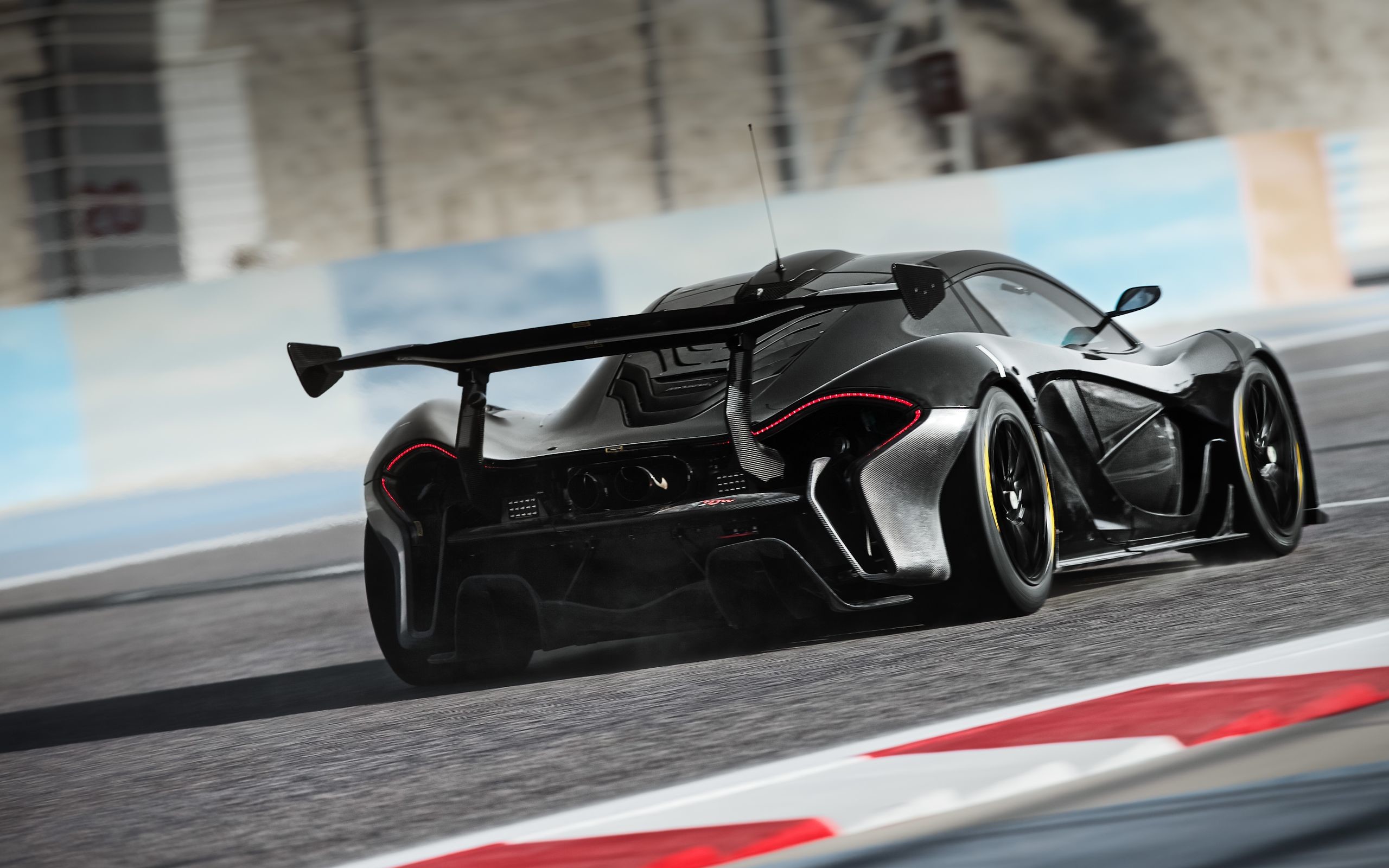 McLaren P1 GTR, Pista, Grigio, 2560x1600, sfondo per PC