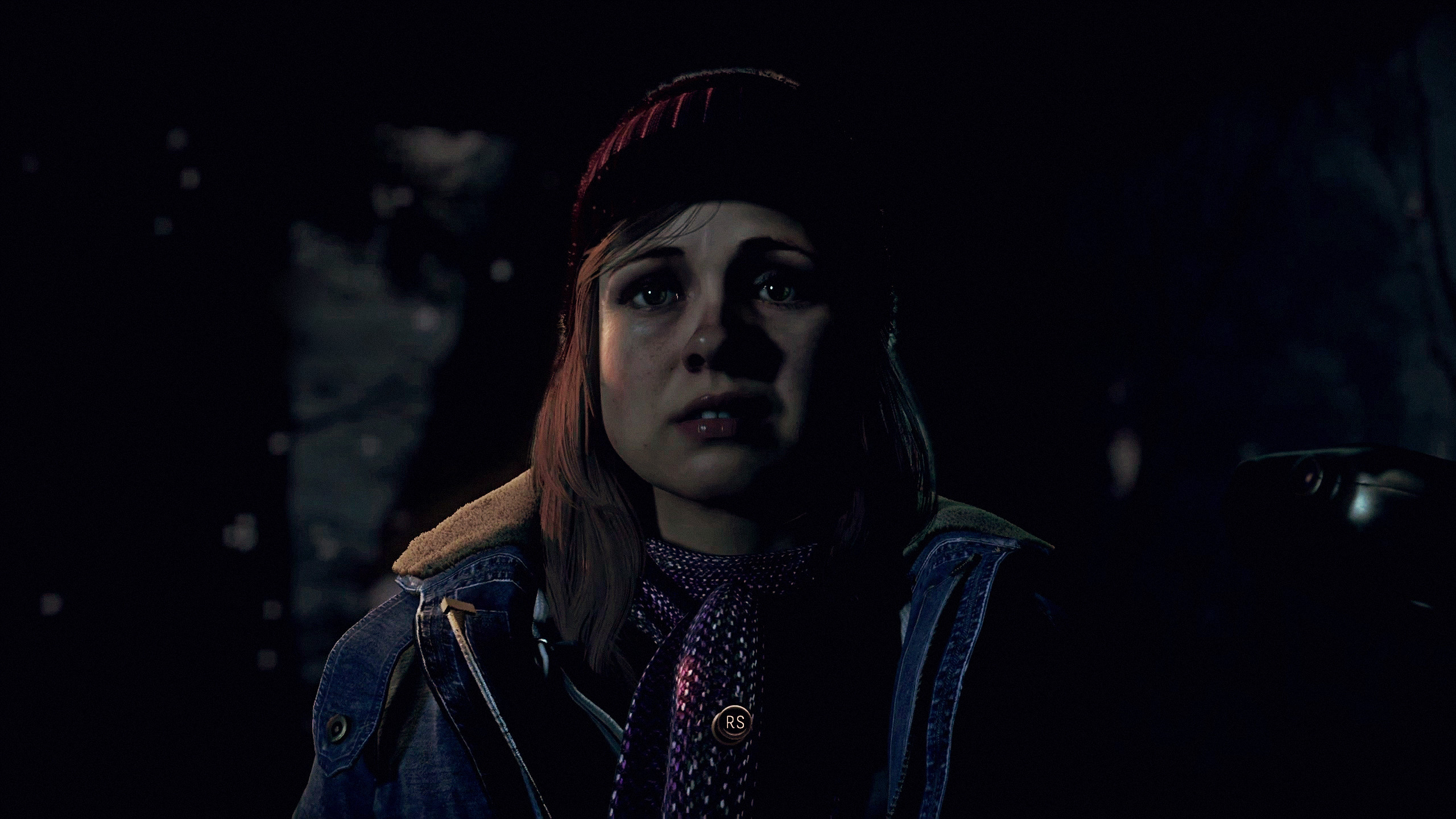 Until Dawn, Ashley, Berretto, Buio, Paura, 2560x1440, immagine di sfondo