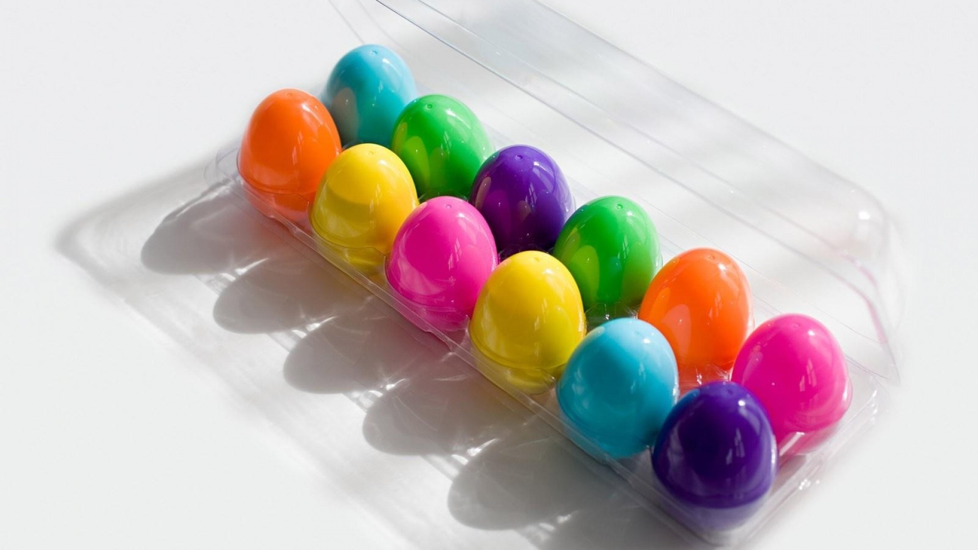 Uova colorate, Confezione, Arcobaleno, Full HD, wallpaper per portatile