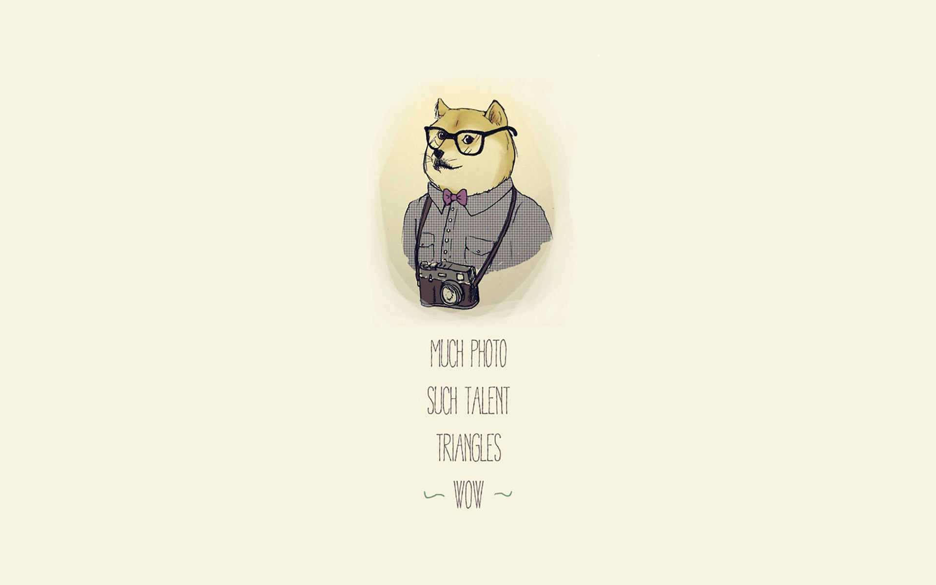 Doge hipster, Doge, Occhiali, Macchina fotografica, 1920x1200, immagine di sfondo