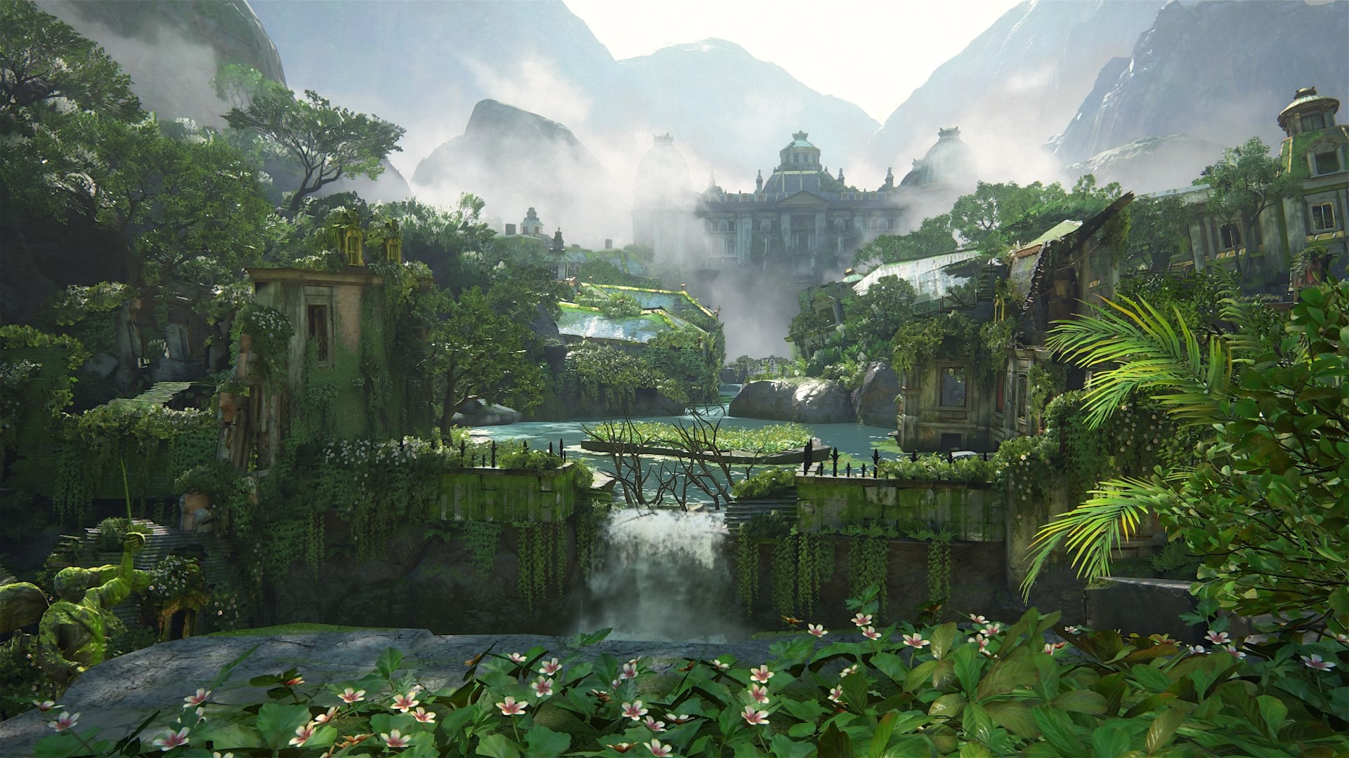 Libertalia, Uncharted 4, Giungla, Rovine, Full HD, wallpaper per portatile