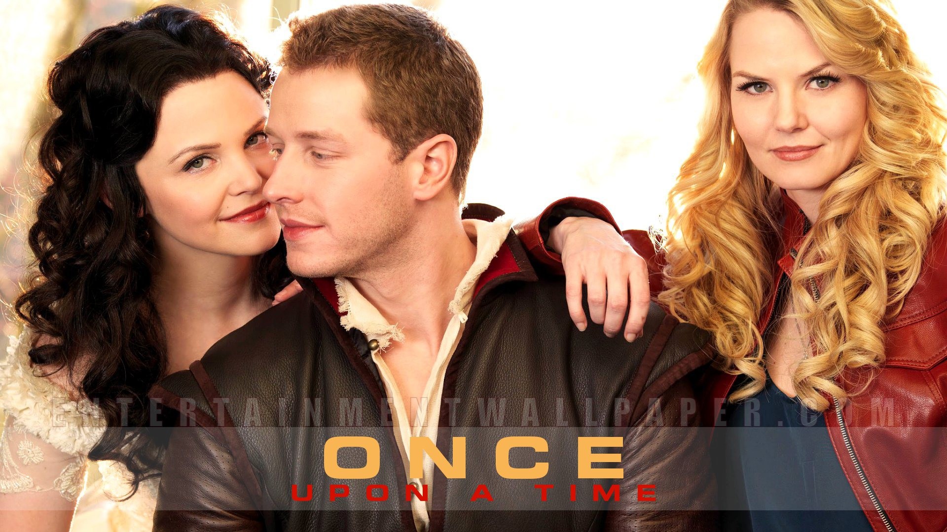 Biancaneve, Principe Azzurro, Emma Swan, Ginnifer Goodwin, Josh Dallas, Jennifer Morrison, C'era una volta, wallpaper desktop
