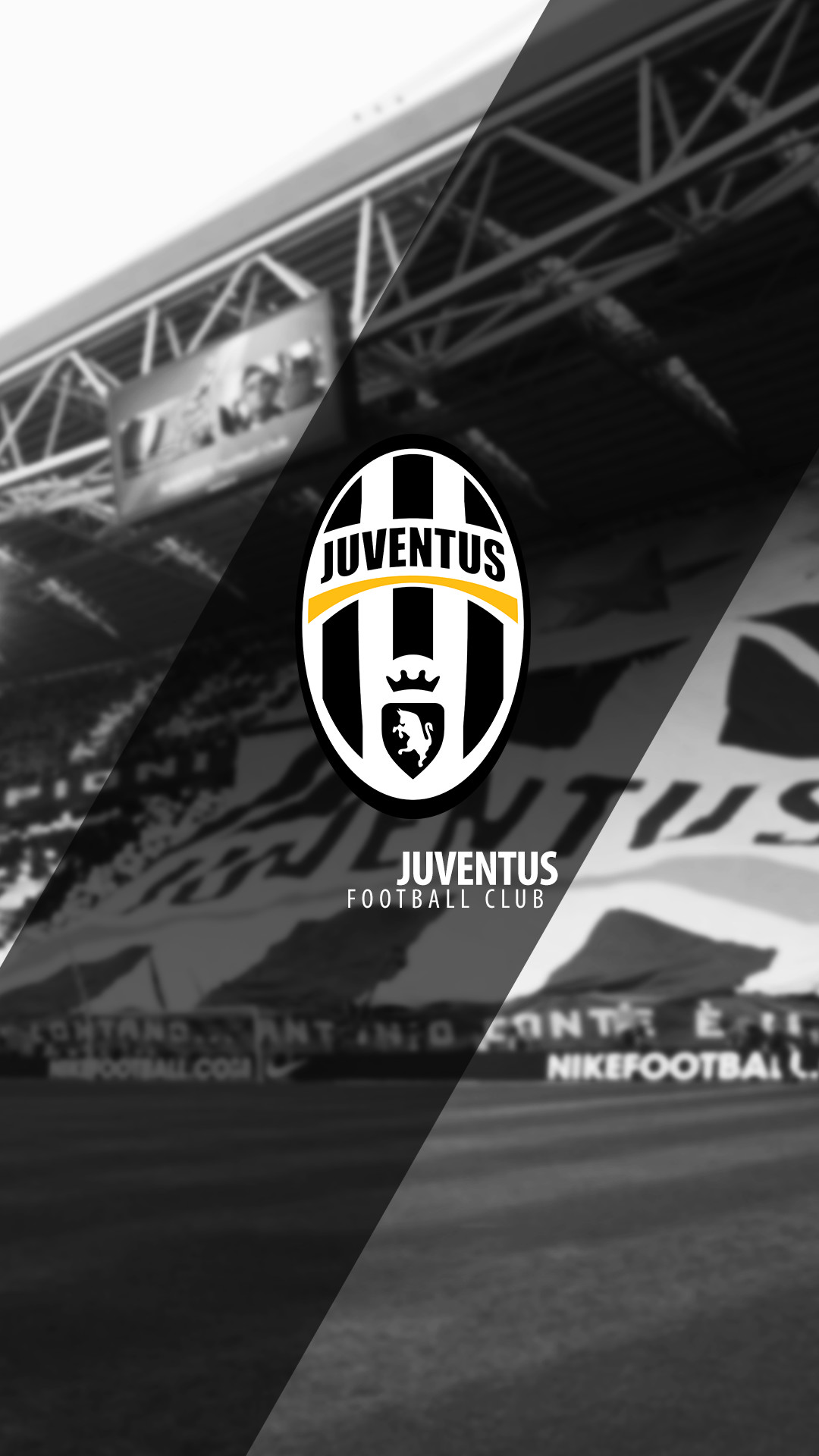 Stemma della Juventus, Juventus Stadium, Juventus, Bianco e nero, wallpaper per smartphone