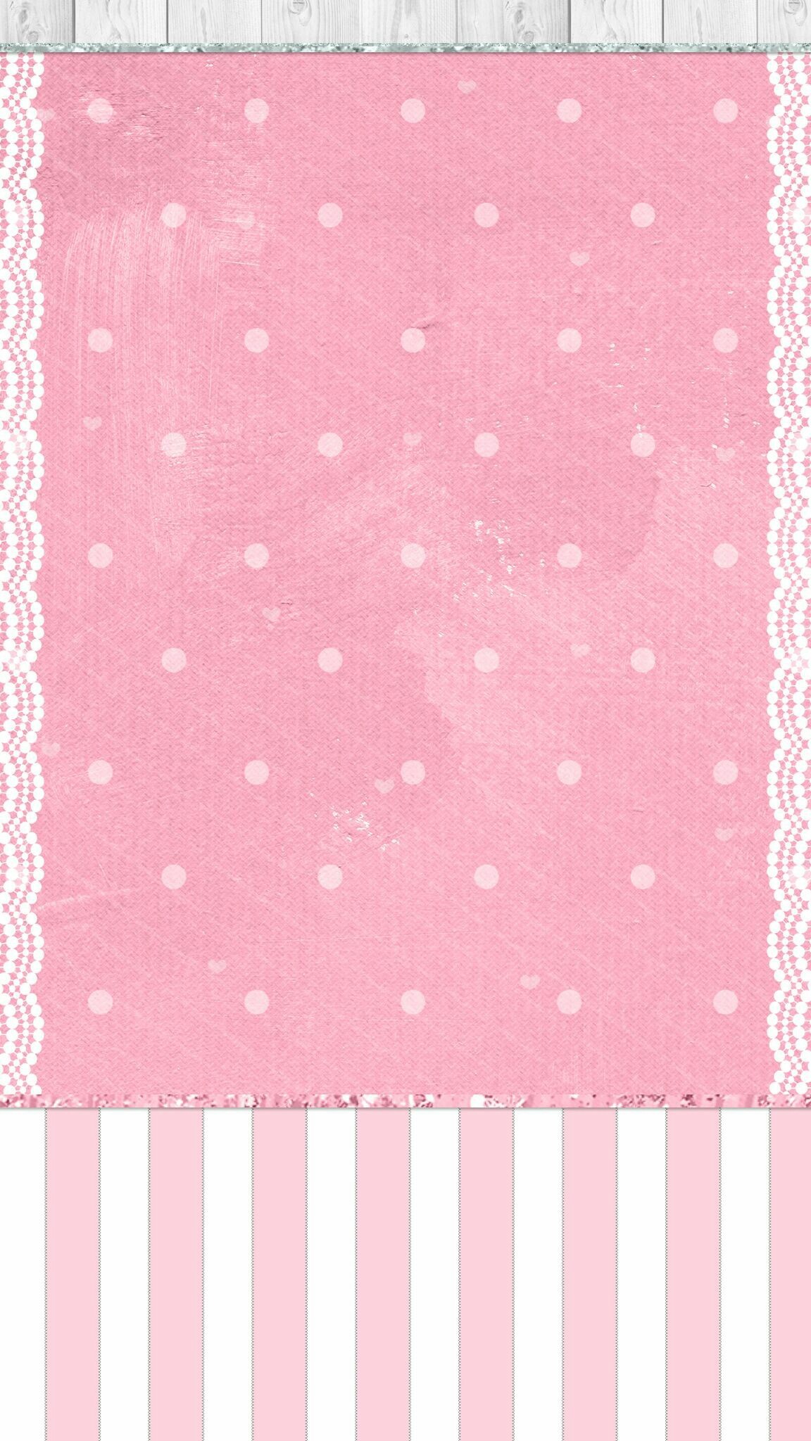 Rosa, Pois, Pizzo, Righe, Full HD, schermata di blocco del cellulare