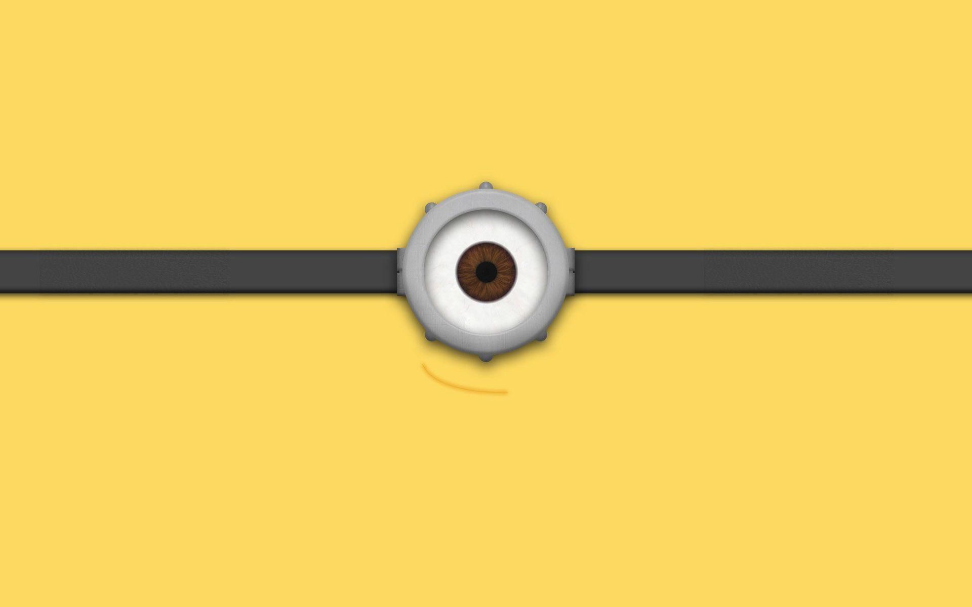 Minion, Occhio unico, Minimalismo, Giallo, 1920x1200, sfondo MacBook Pro