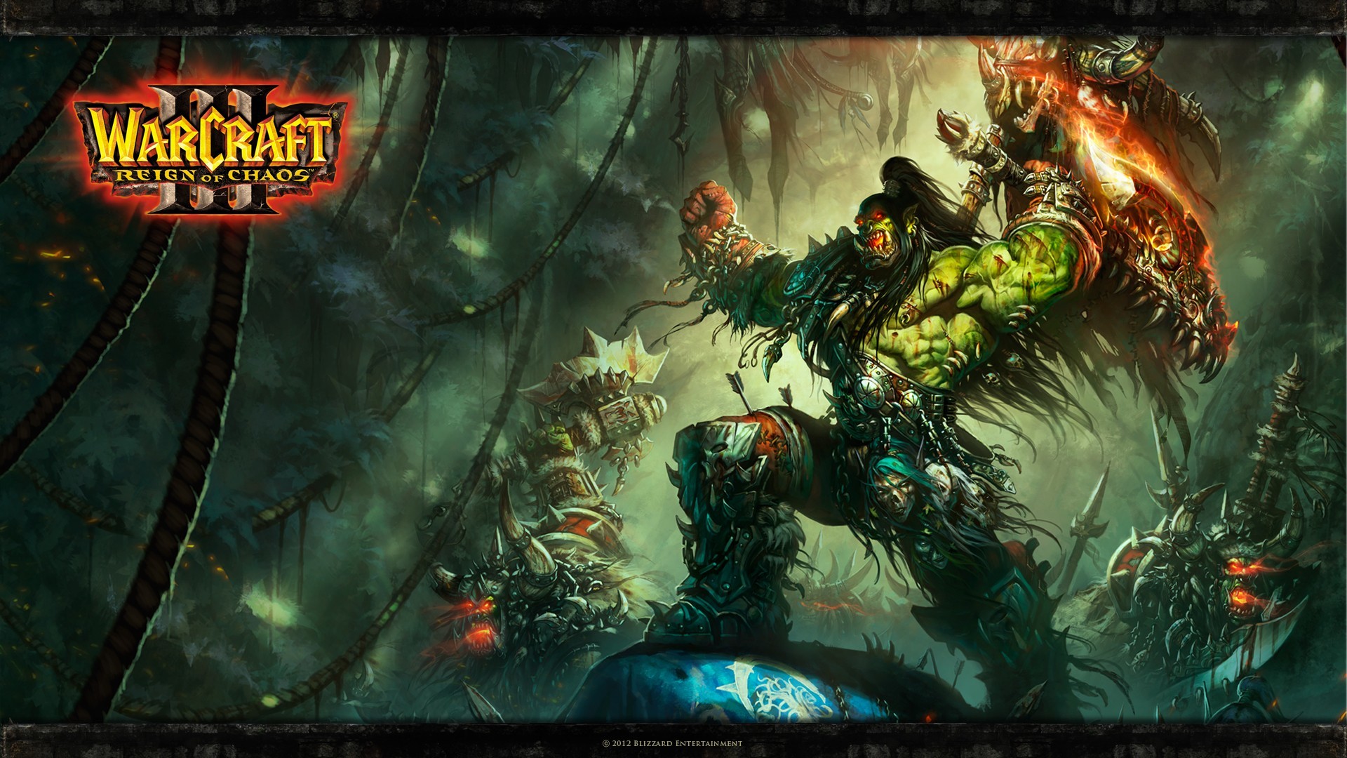 Warcraft III: Reign of Chaos, Orco, Warcraft, Battaglia, Fantasy, sfondo per portatile