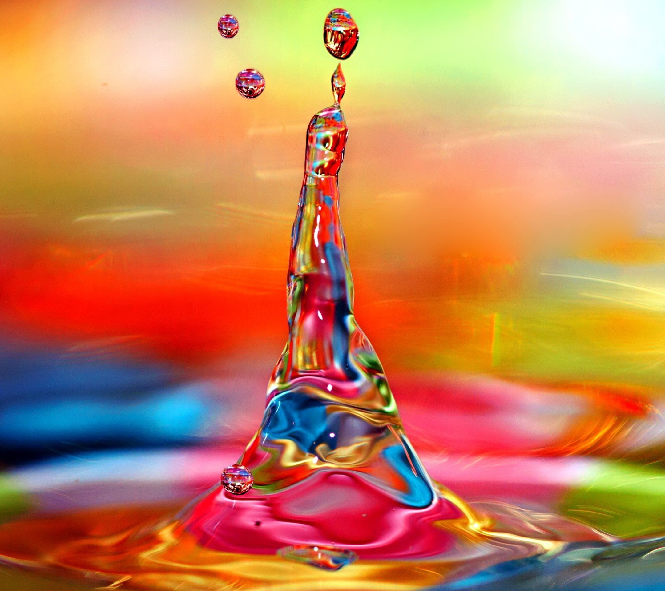 Goccia d'acqua, Colori, Macro, schermata di blocco Samsung