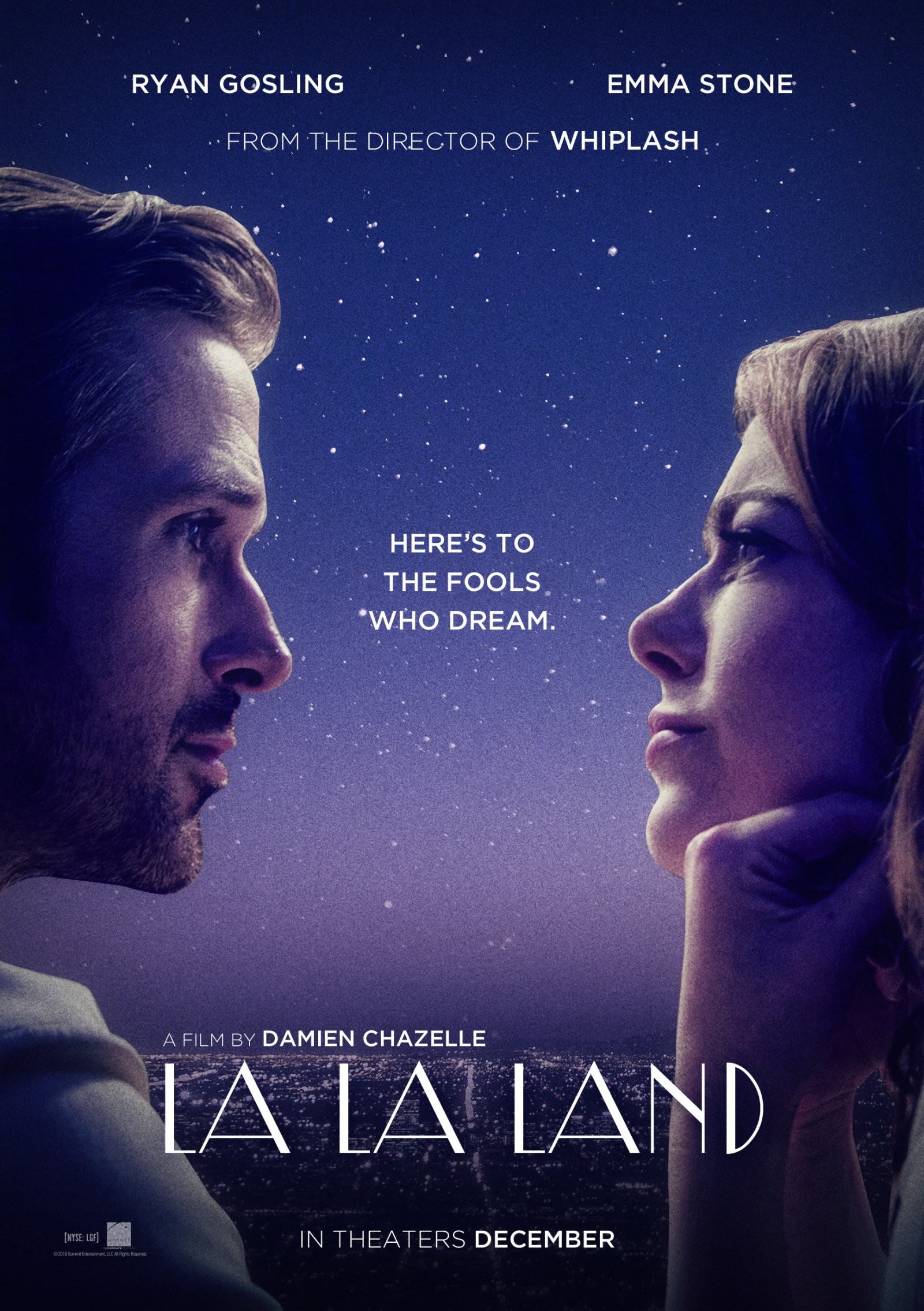 La La Land, Ryan Gosling, Emma Stone, Locandina, Damien Chazelle, schermata Home iPad