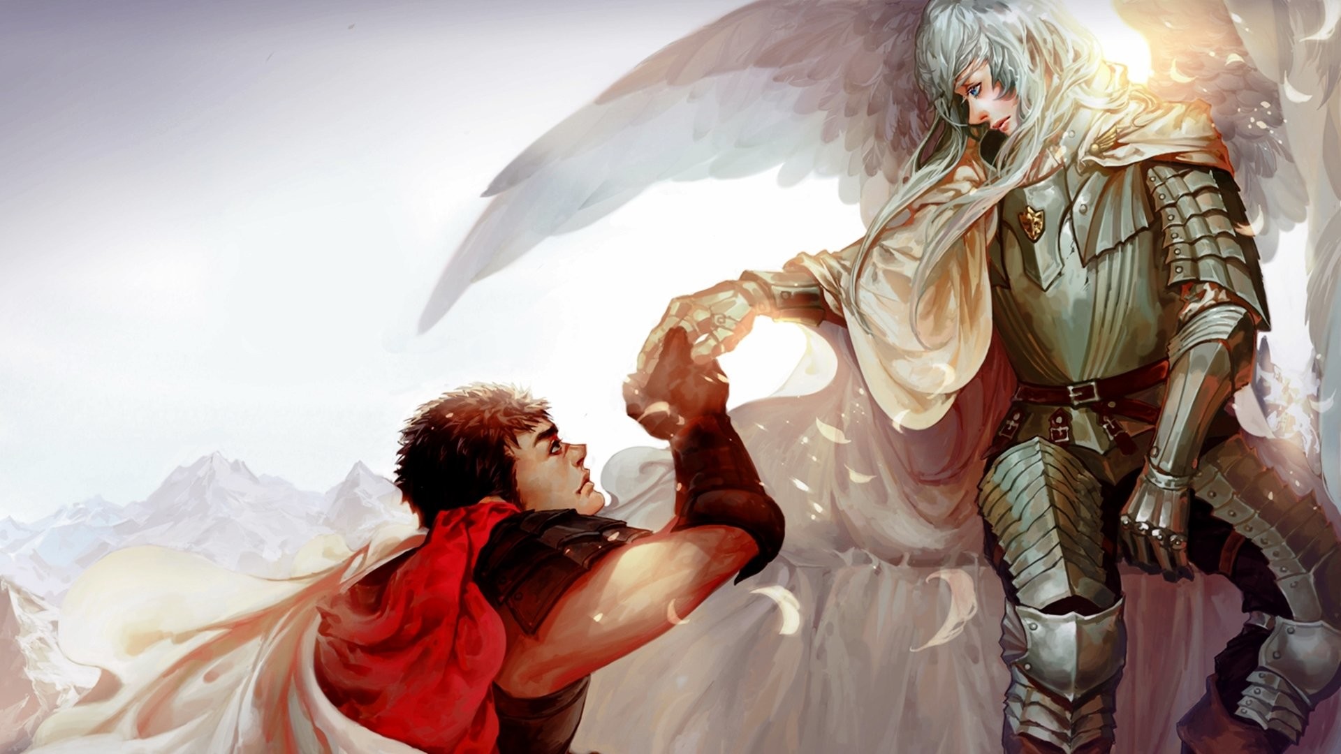 Gatsu, Grifis, Berserk, Ali, Armatura, Full HD, sfondo per PC e portatile
