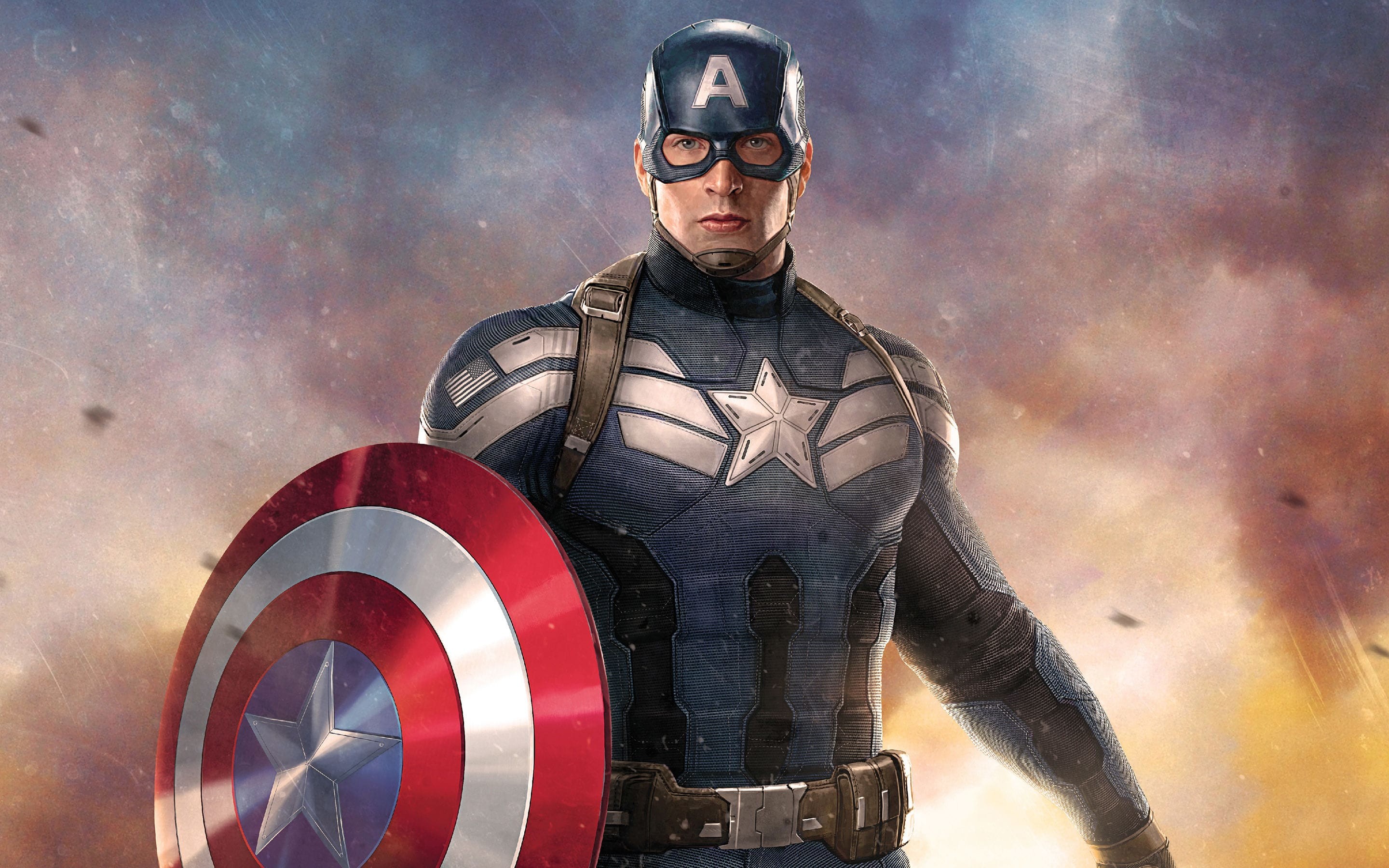 Capitan America, Chris Evans, Scudo, Avengers: Age of Ultron, 2880x1800, sfondo per PC
