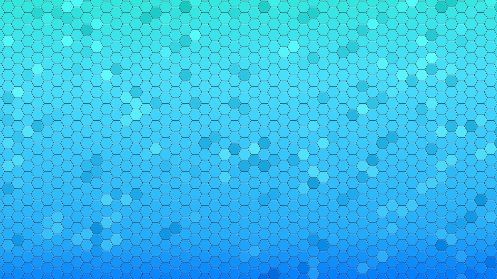 Esagoni, Turchese, Motivo geometrico, Full HD, sfondo desktop