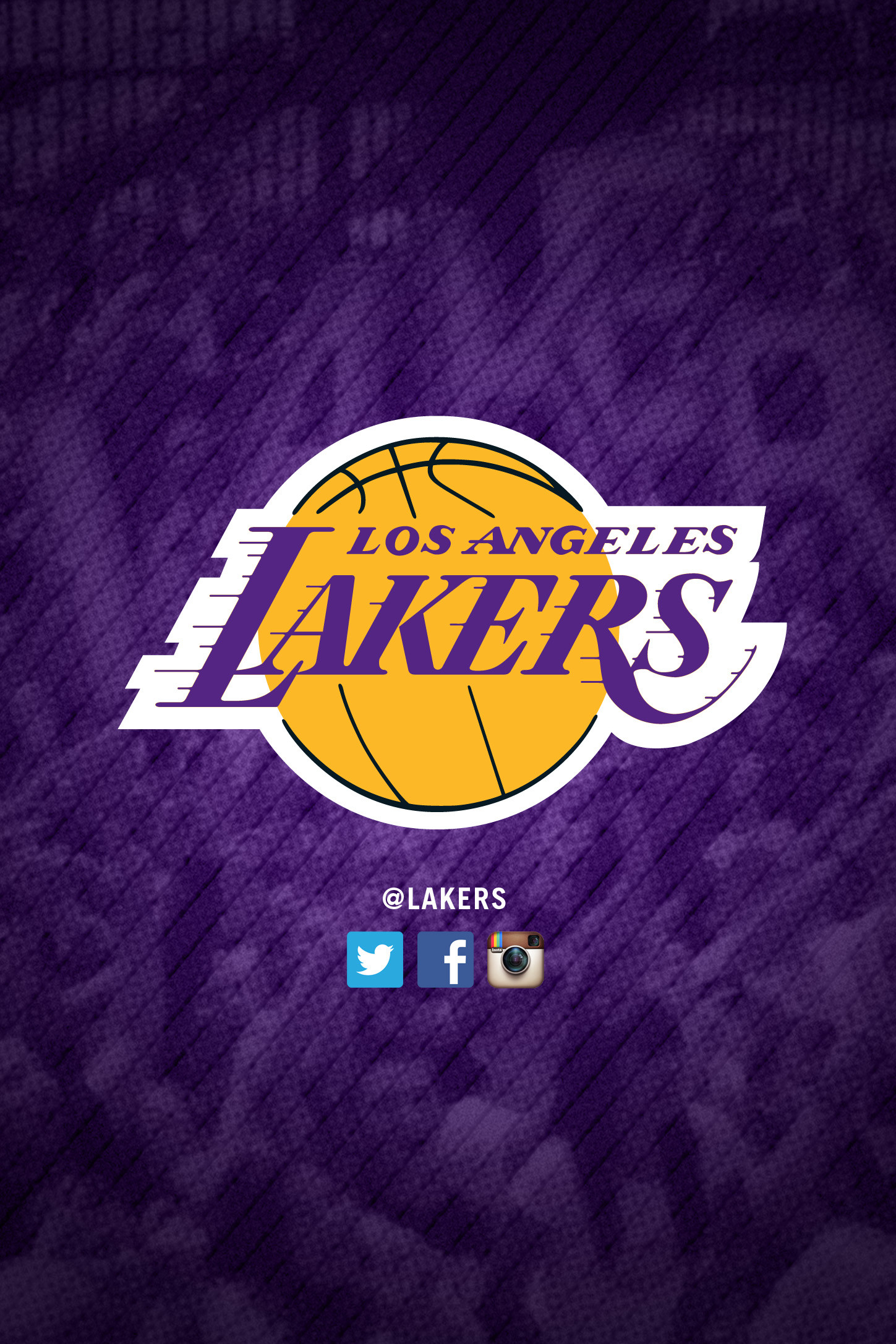 Los Angeles Lakers, Logo, NBA, Viola, sfondo iPhone 4S QHD+