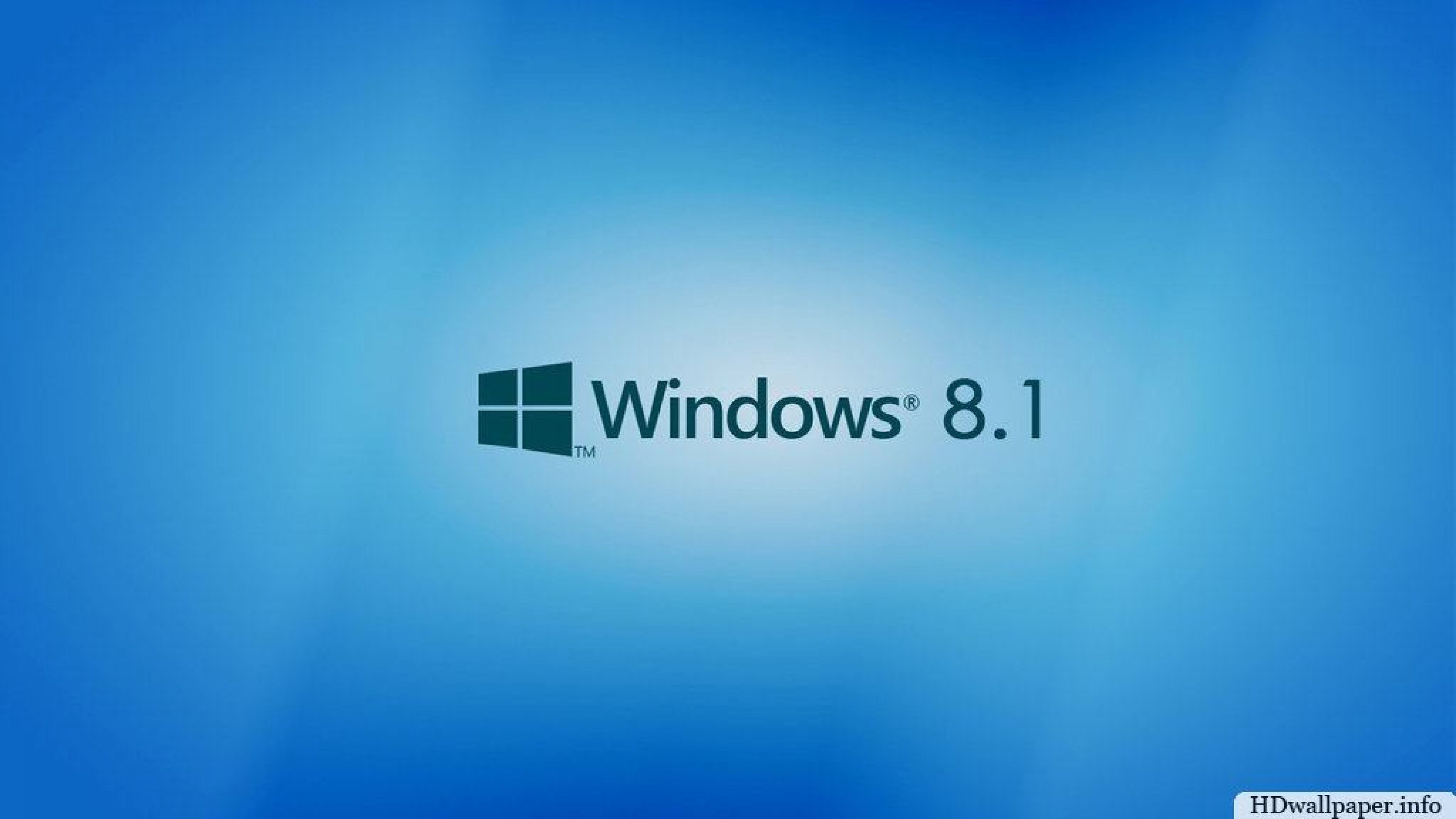 Windows 8.1, Logo Windows, Blu, 4K 2160p, sfondo desktop