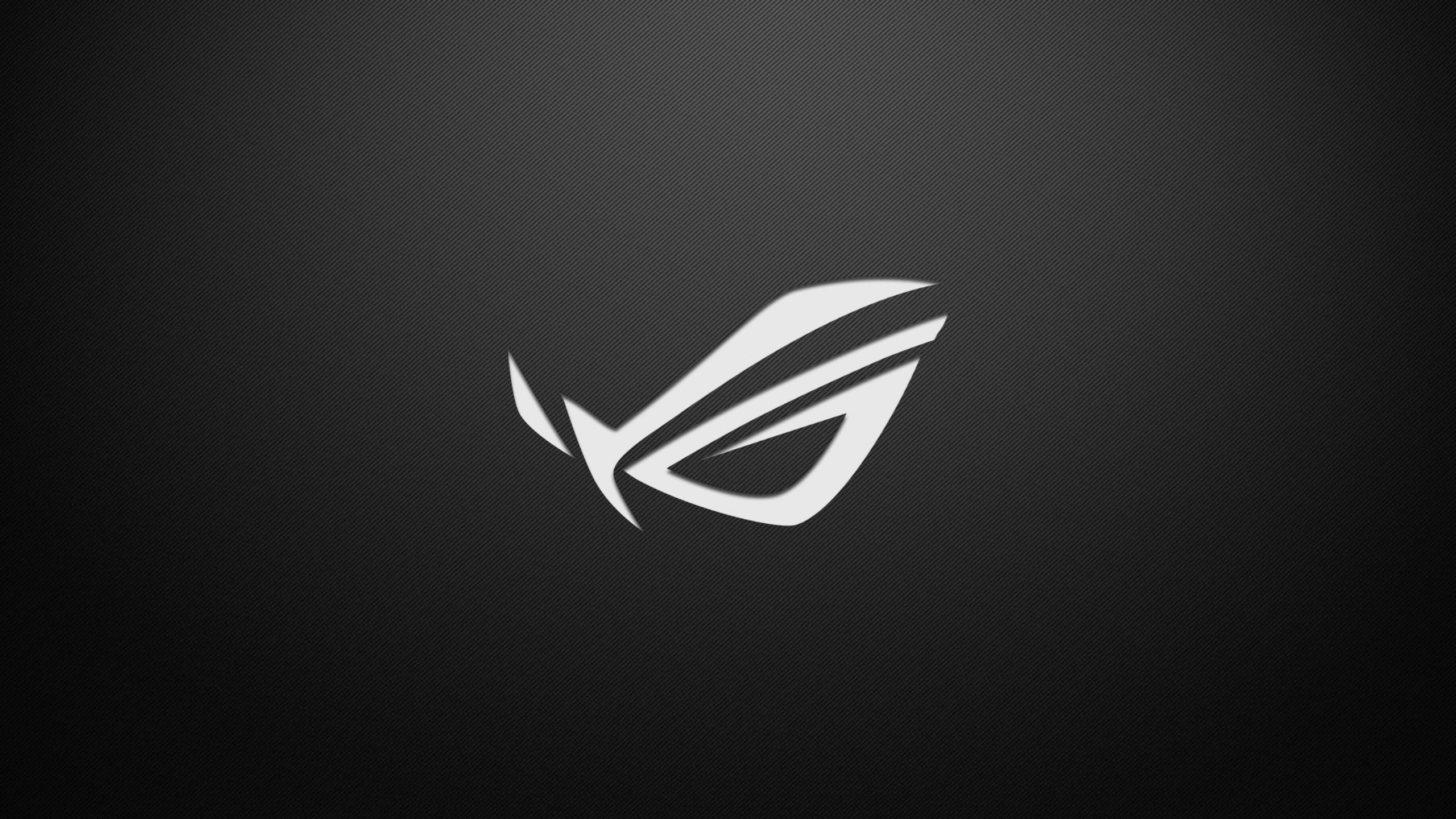 ASUS ROG, Logo ROG, Bianco, Grigio scuro, 2K, sfondo desktop