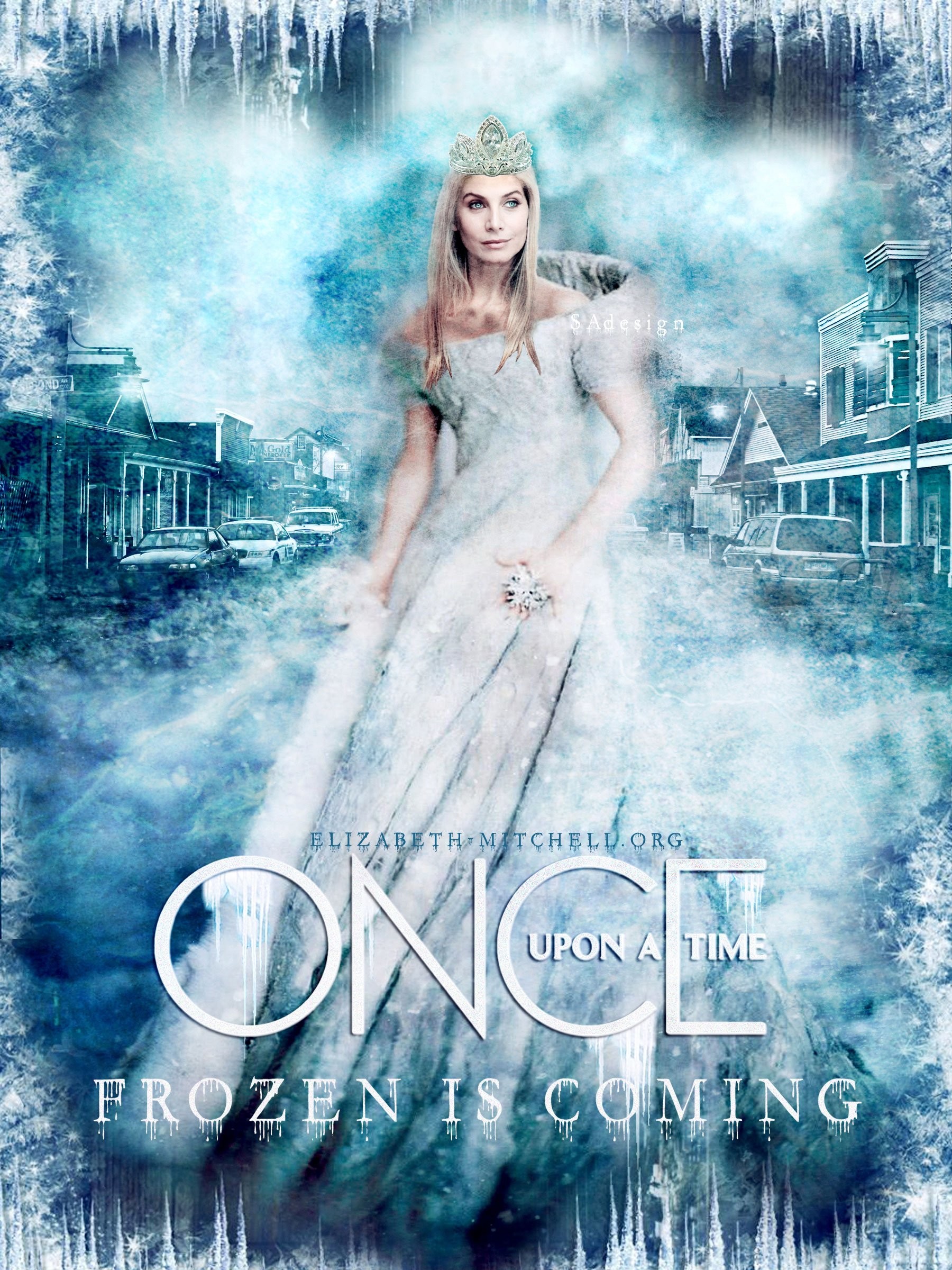 Regina delle Nevi, C'era una volta, Frozen is coming, Poster, Ghiaccio, sfondo per iPad