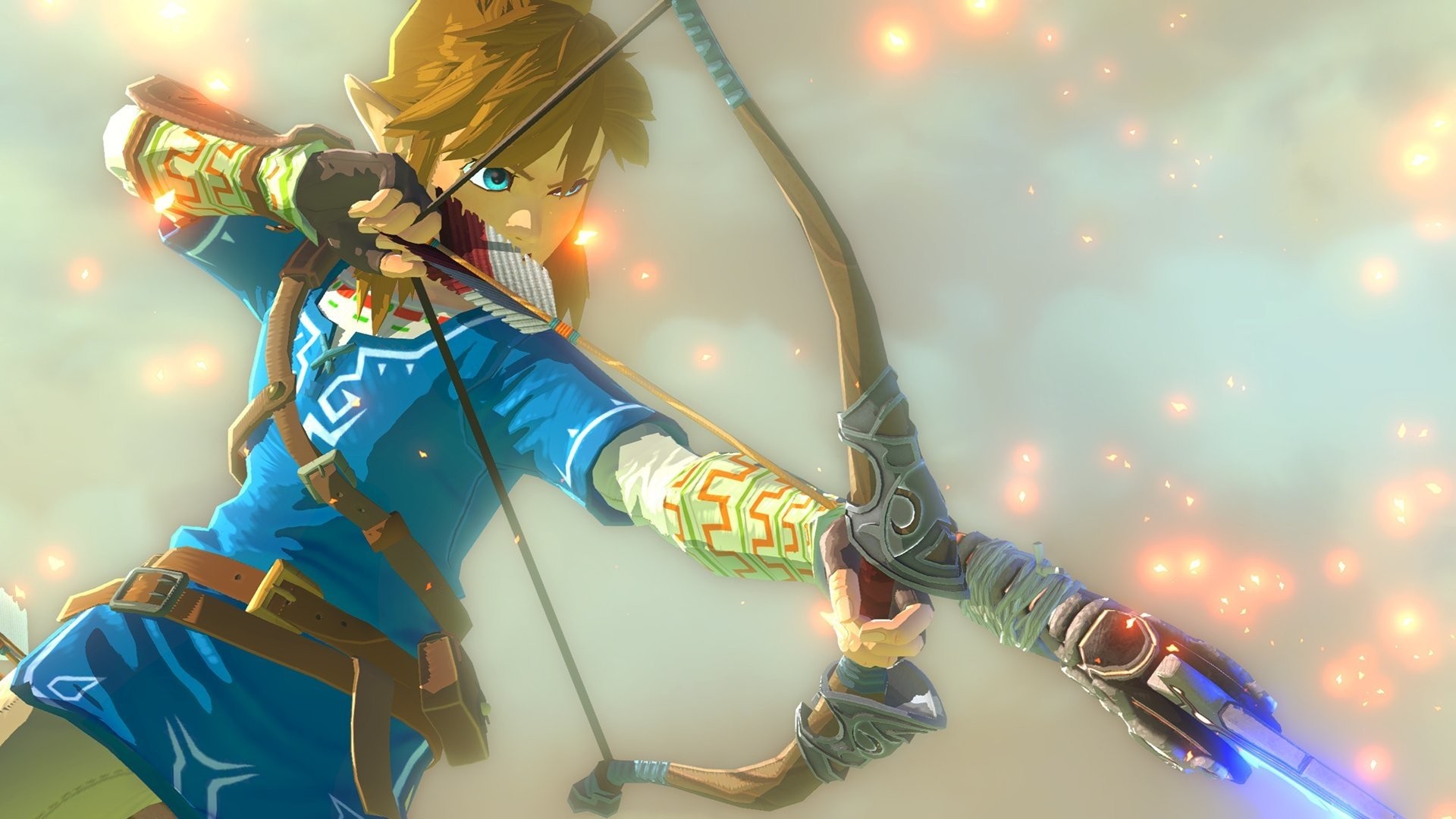 Link, The Legend of Zelda: Breath of the Wild, Arco, Arciere, Full HD, sfondo per PC