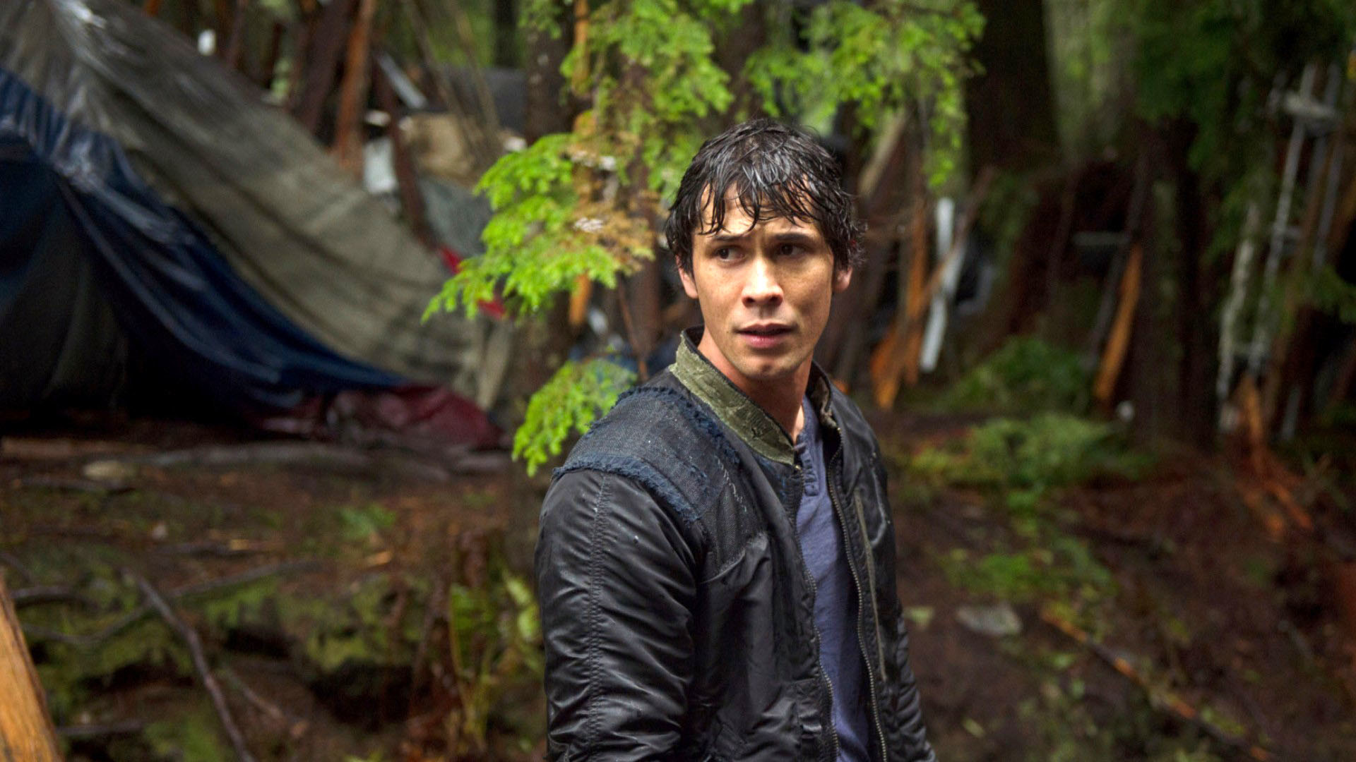 Bob Morley, Bellamy Blake, The 100, Accampamento, Full HD 1080p, sfondo desktop