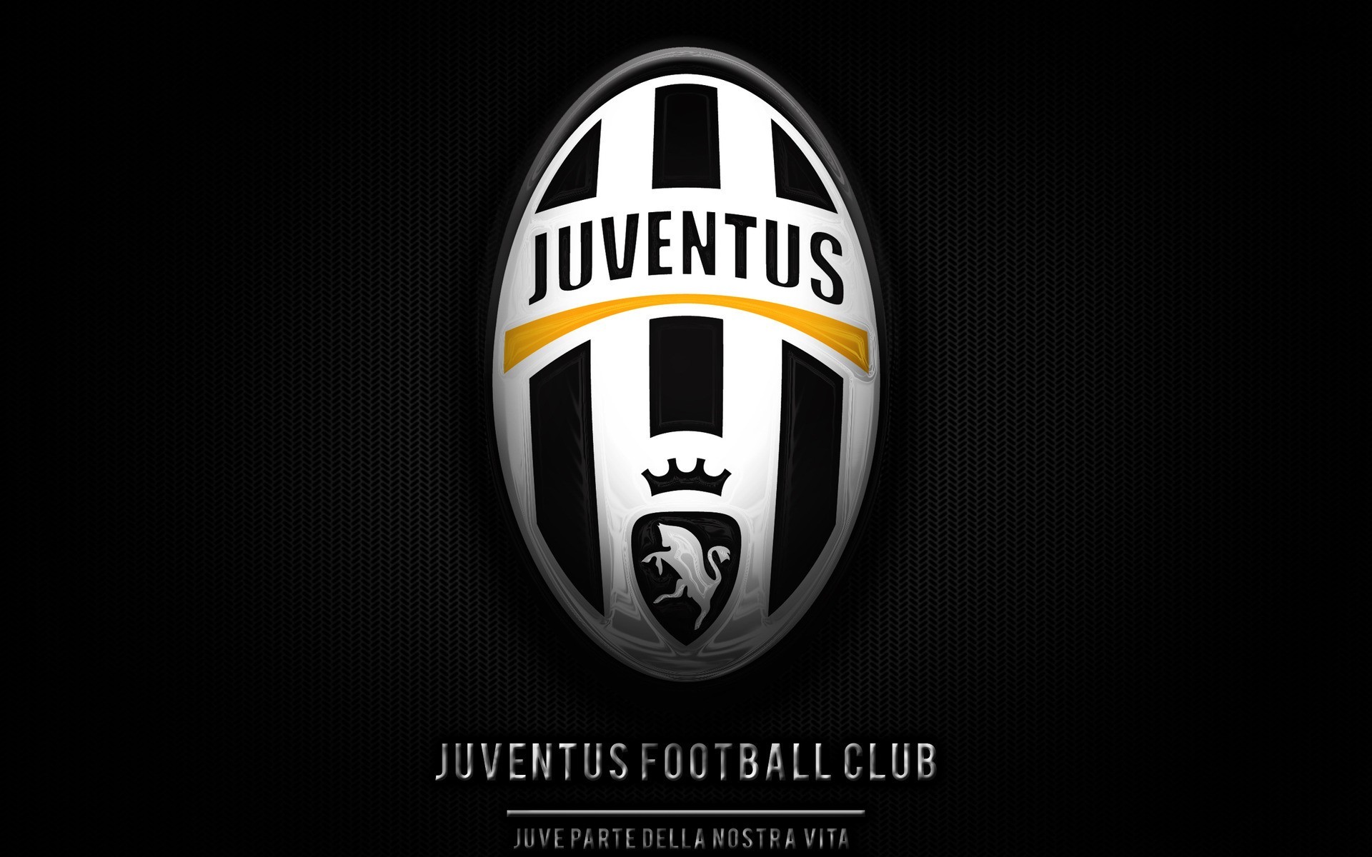 Juventus, Stemma, Juventus Football Club, Sfondo nero, 1920x1200, wallpaper desktop