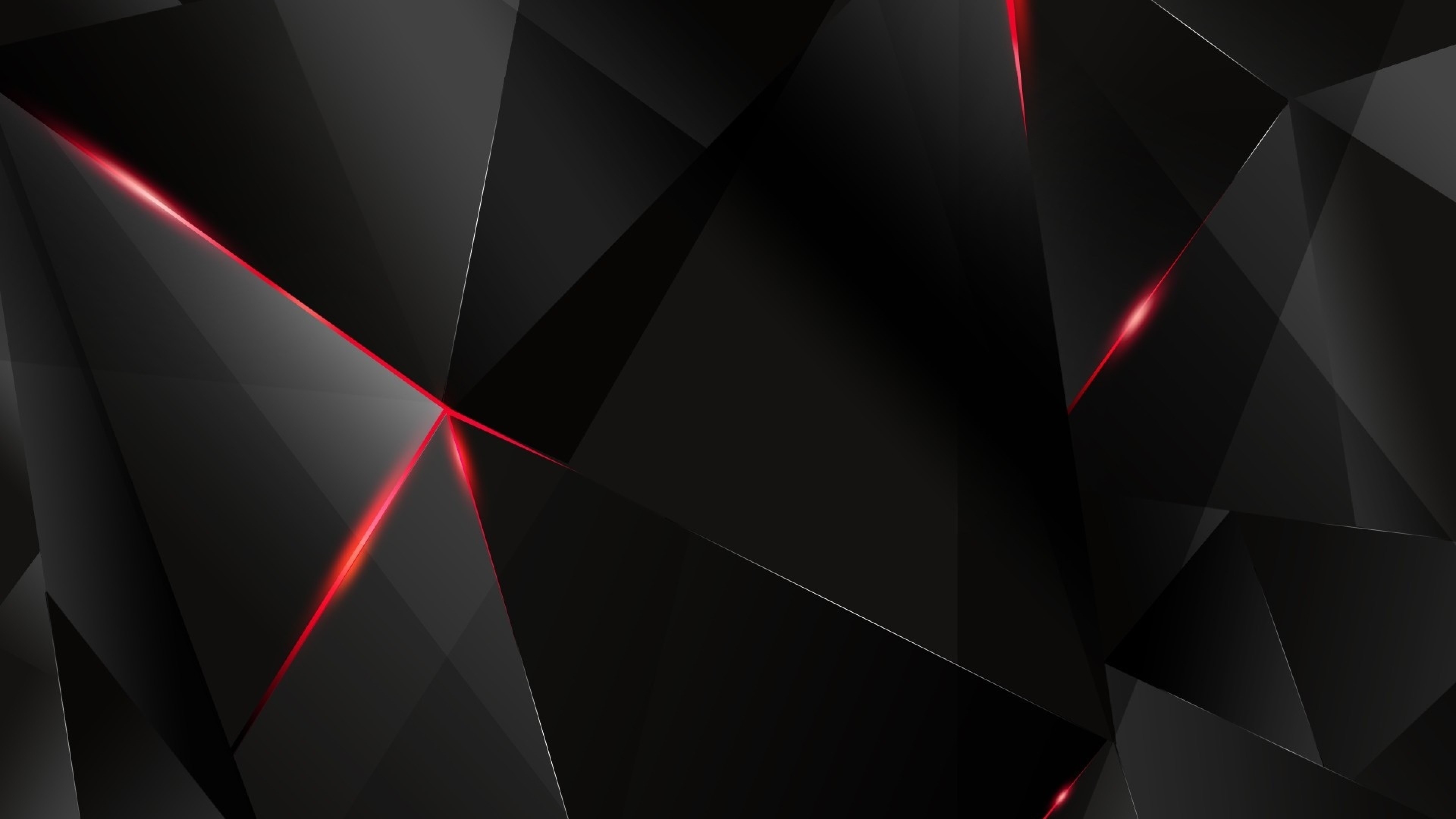 Poligoni, Linee rosse, Astratto, 4K, sfondo desktop