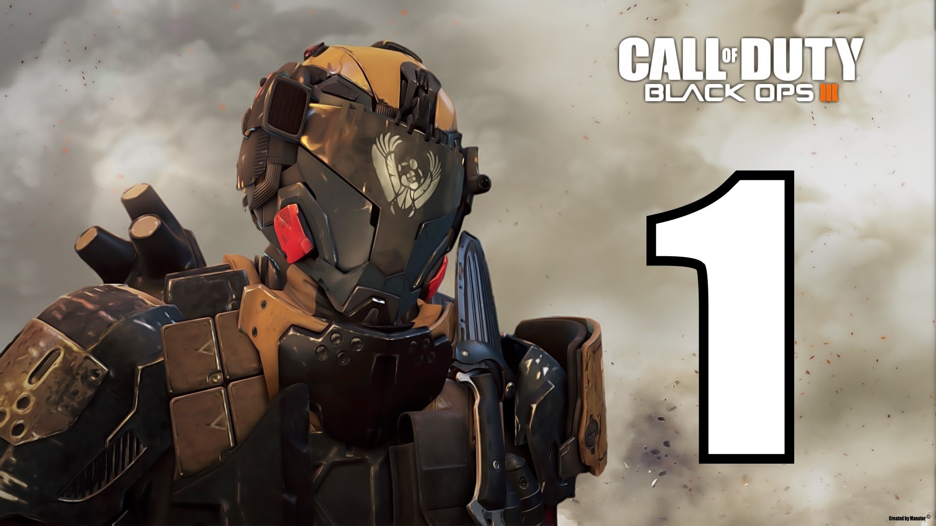 Call of Duty: Black Ops III, Casco, Armatura, Numero 1, 1920x1080, immagine di sfondo