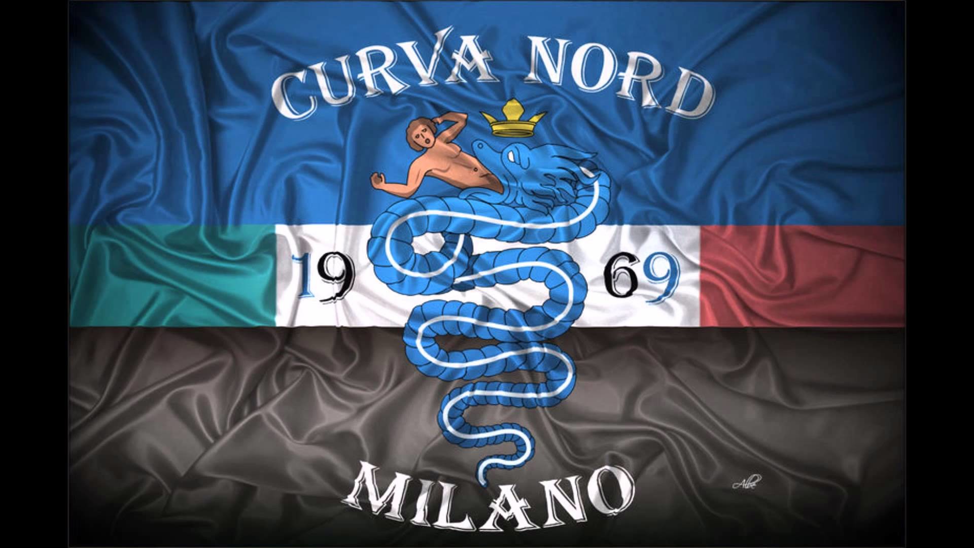 Curva Nord, Inter, Biscione, 1969, Milano, Full HD, sfondo per PC