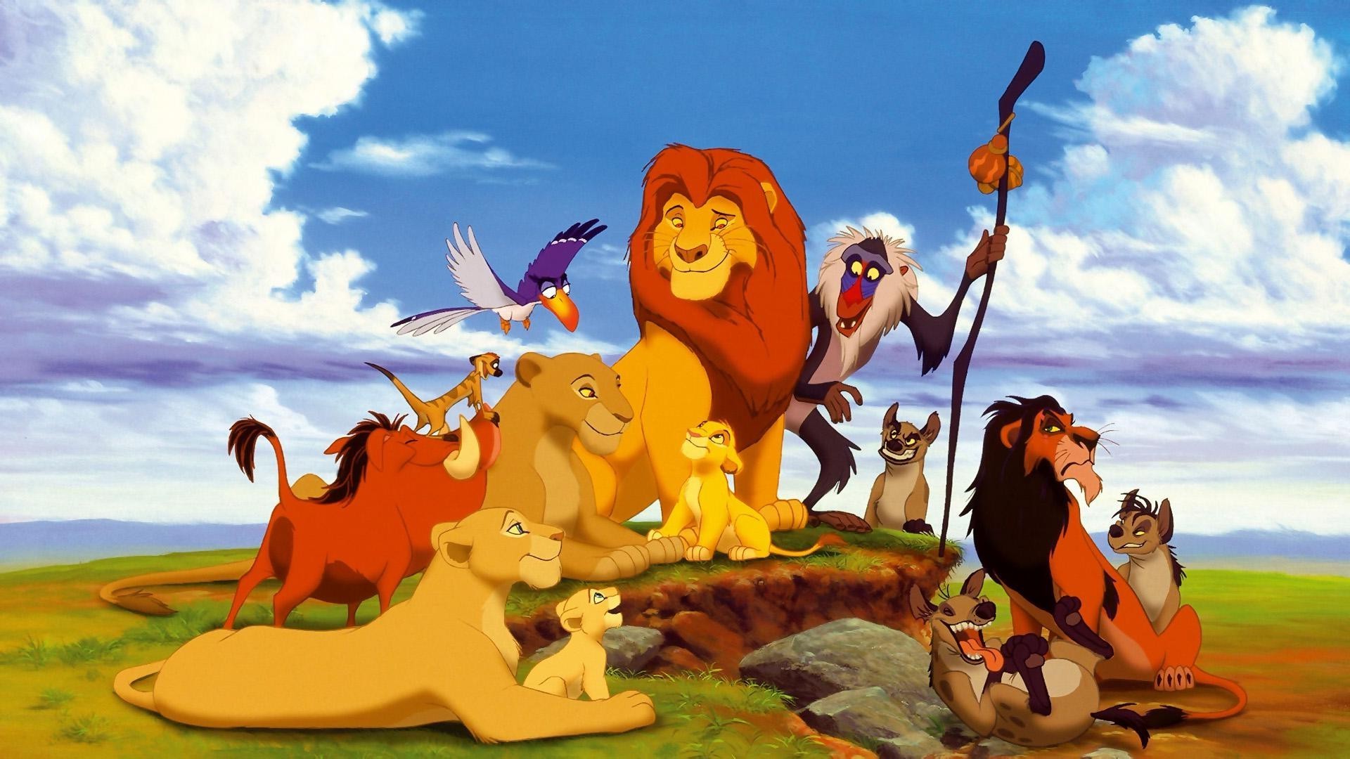 Il re leone, Mufasa, Simba, Scar, Rafiki, Nala, Disney, Full HD, wallpaper desktop