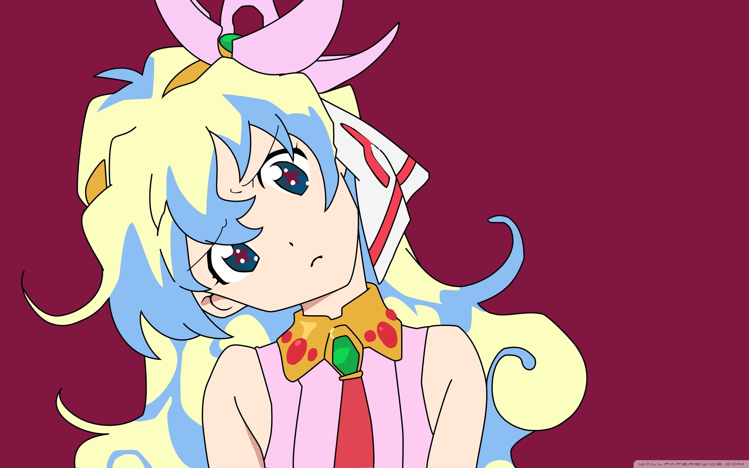 Nia Teppelin, Gurren Lagann, Ritratto, Anime, 2K, sfondo Windows 11