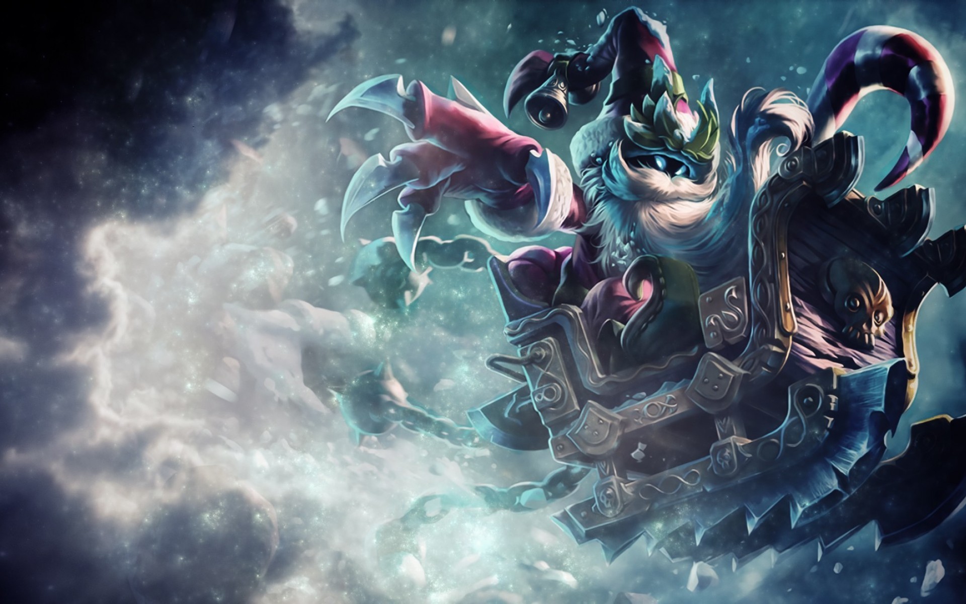 Tahm Kench, League of Legends, Nebbia, 1920x1200, immagine di sfondo