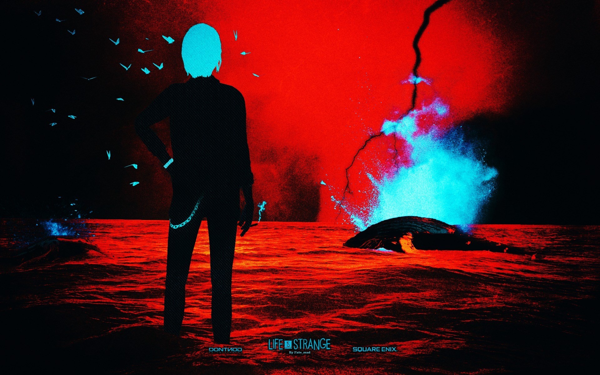 Life is Strange, Balena spiaggiata, Rosso, 1920x1200, immagine di sfondo