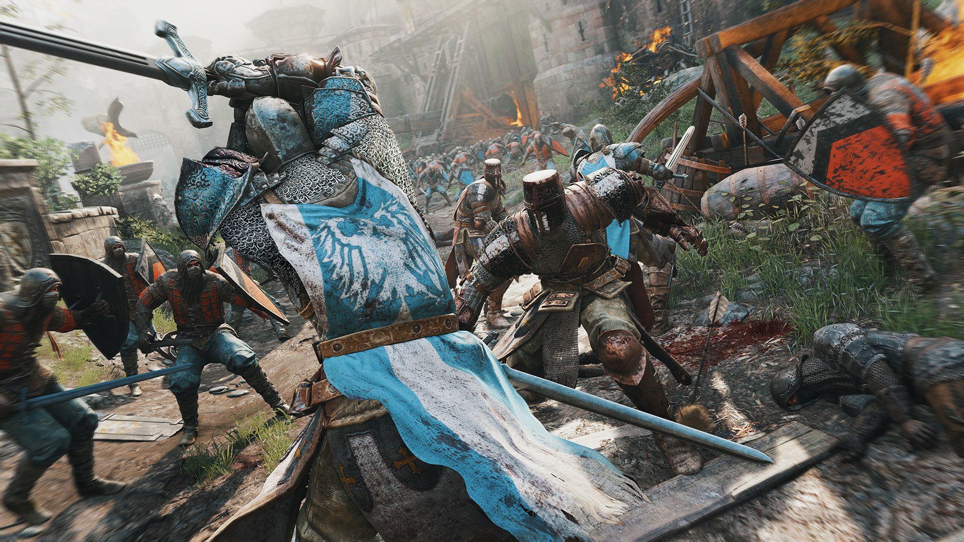 For Honor, Battaglia, Cavalieri, Vichinghi, Spade, Full HD, sfondo per PC