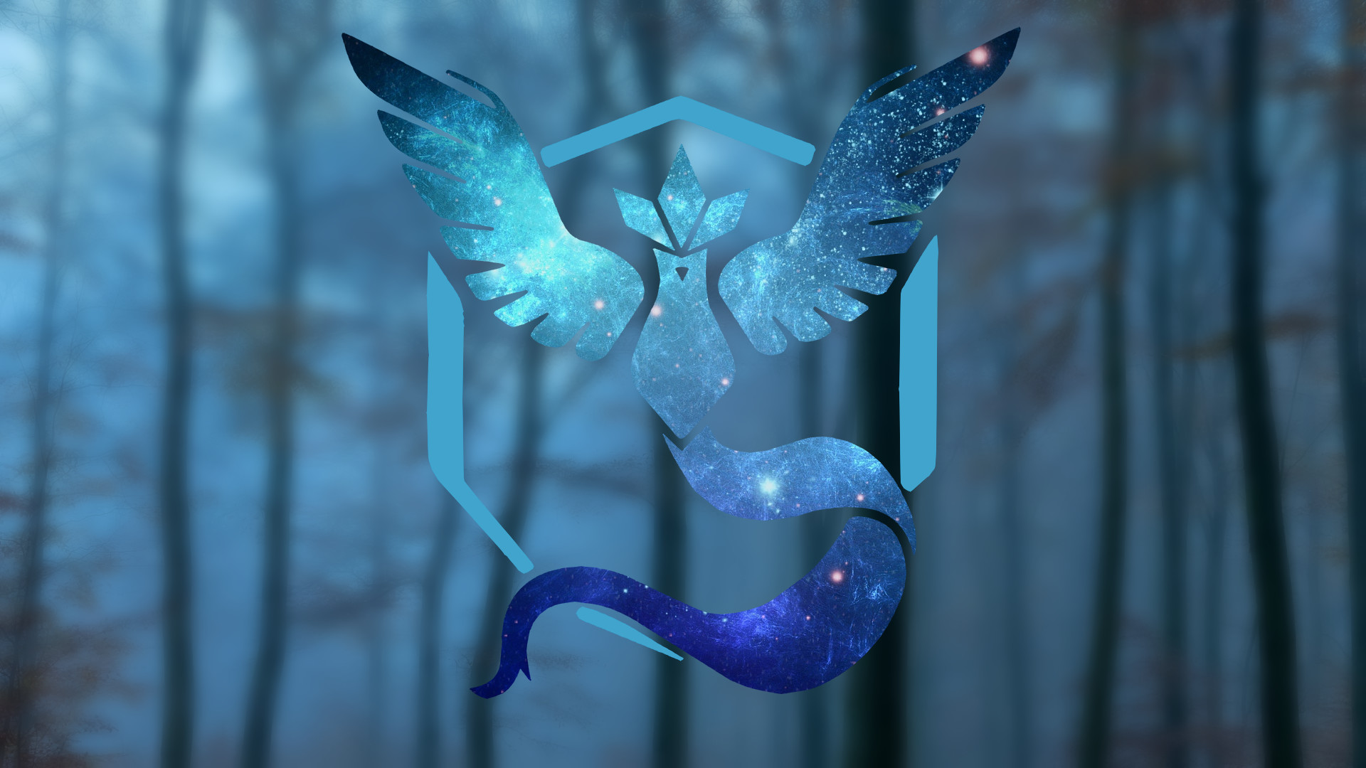 Team Saggezza, Pokémon GO, Articuno, Foresta, Nebbia, Full HD 1080p, sfondo desktop