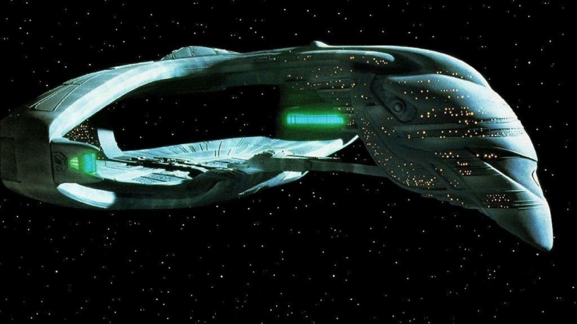 Warbird romulano, Star Trek, Astronave, Spazio, Full HD, sfondo Windows 11