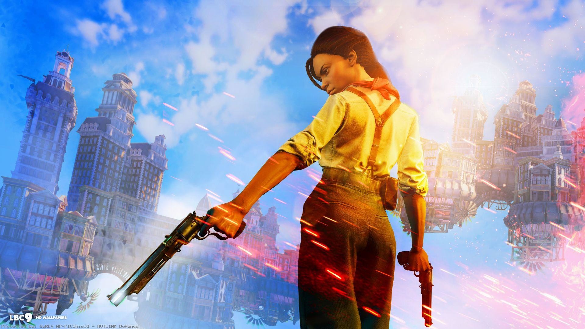 Elizabeth, BioShock Infinite, Burial at Sea, Pistola, Columbia, Full HD, sfondo per PC e portatile