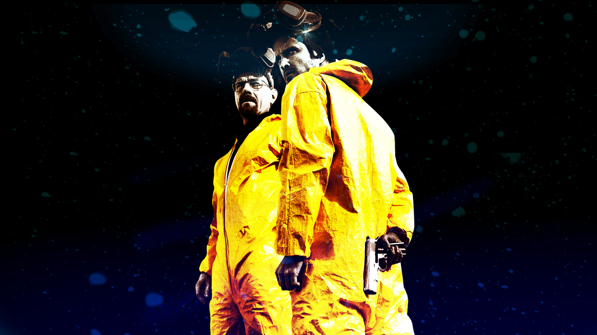 Walter White, Jesse Pinkman, Breaking Bad, Tute gialle, Spazio, 1920x1080, immagine di sfondo