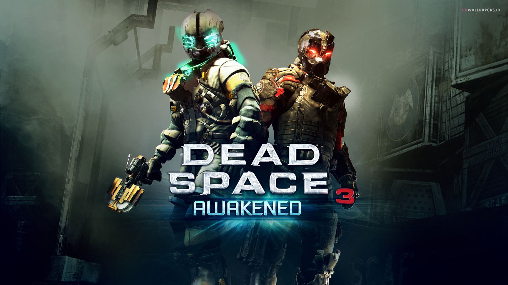 Isaac Clarke, John Carver, Dead Space 3: Awakened, Dead Space 3, Tute RIG, sfondo widescreen Full HD