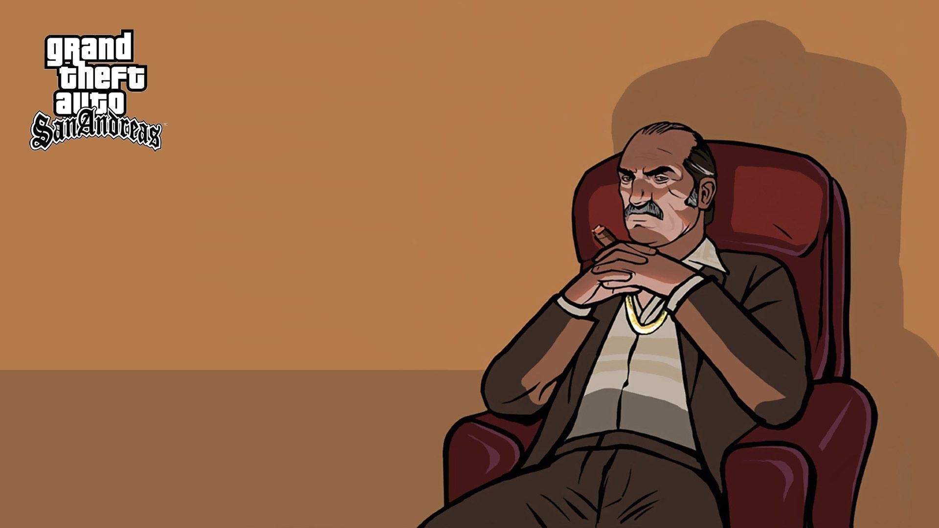 Mike Toreno, GTA San Andreas, Logo, Poltrona, 1920x1080, sfondo per PC