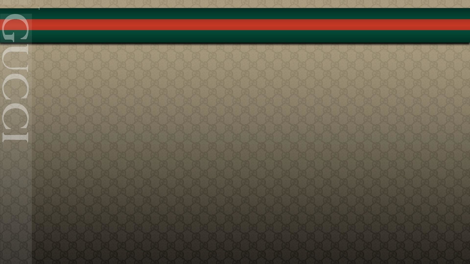 Gucci, Banda web, Monogramma GG, Beige, Full HD, wallpaper desktop