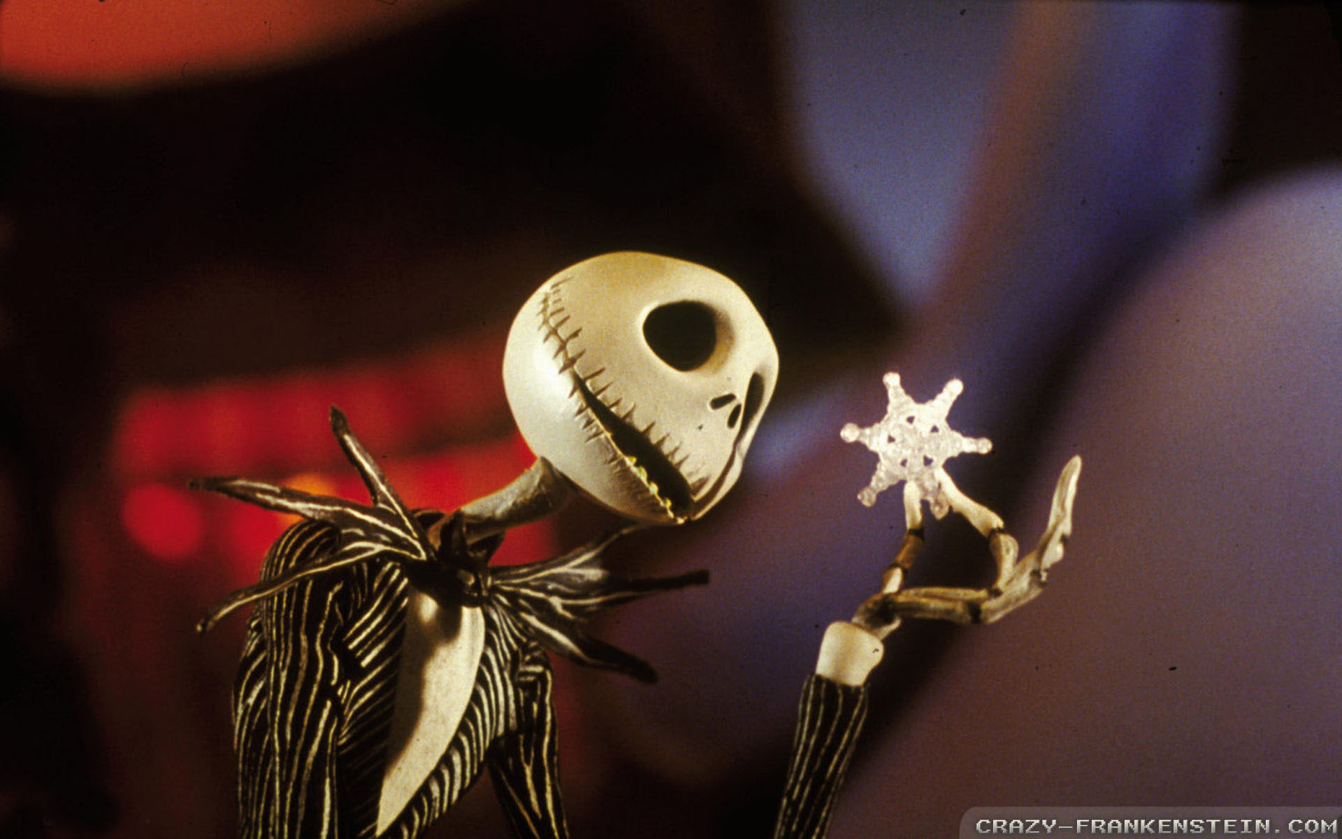 Jack Skellington, Nightmare Before Christmas, Fiocco di neve, Scena del film, sfondo desktop