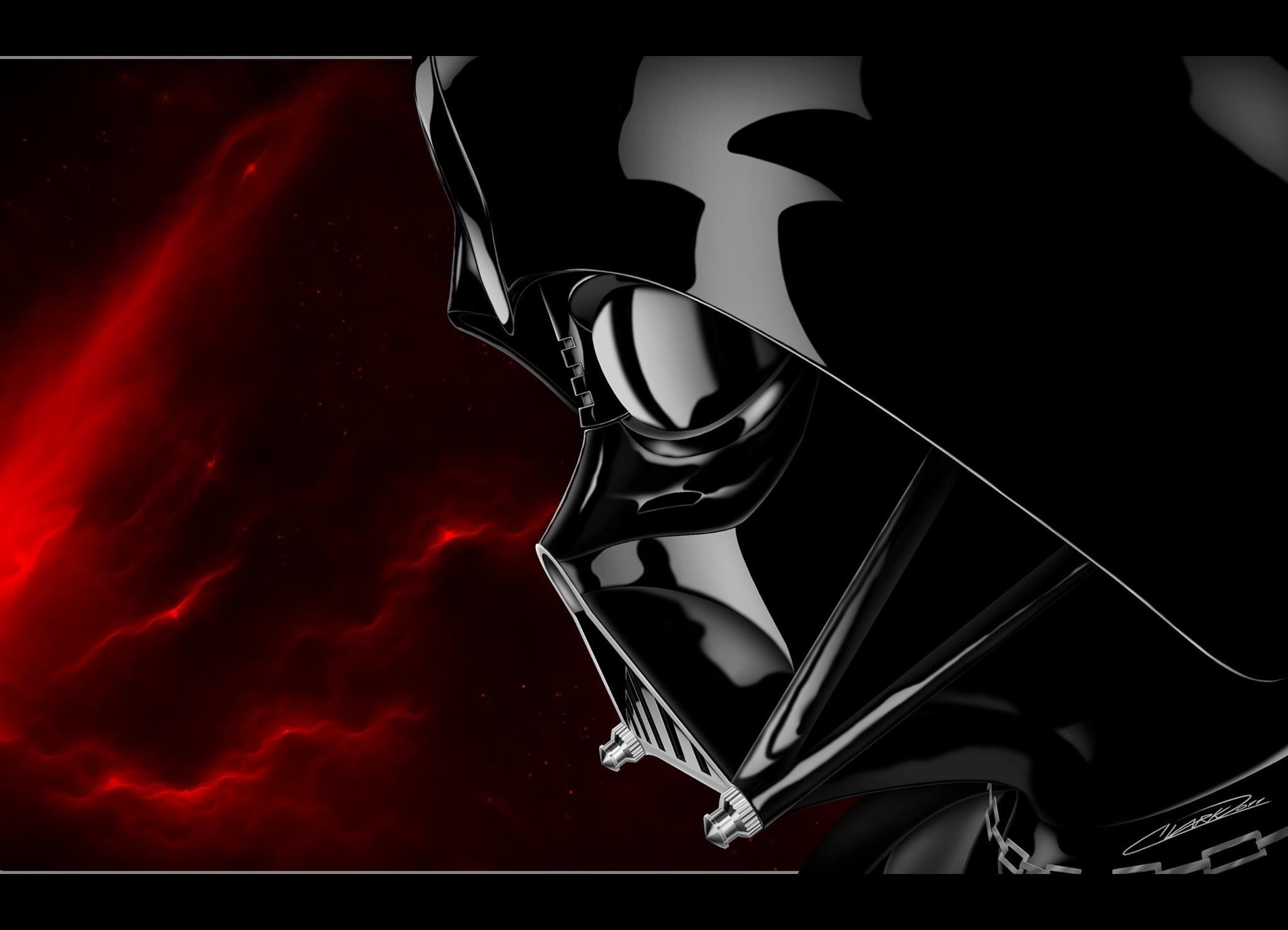 Darth Vader, Casco, Profilo, Rosso, Full HD, sfondo Windows 11