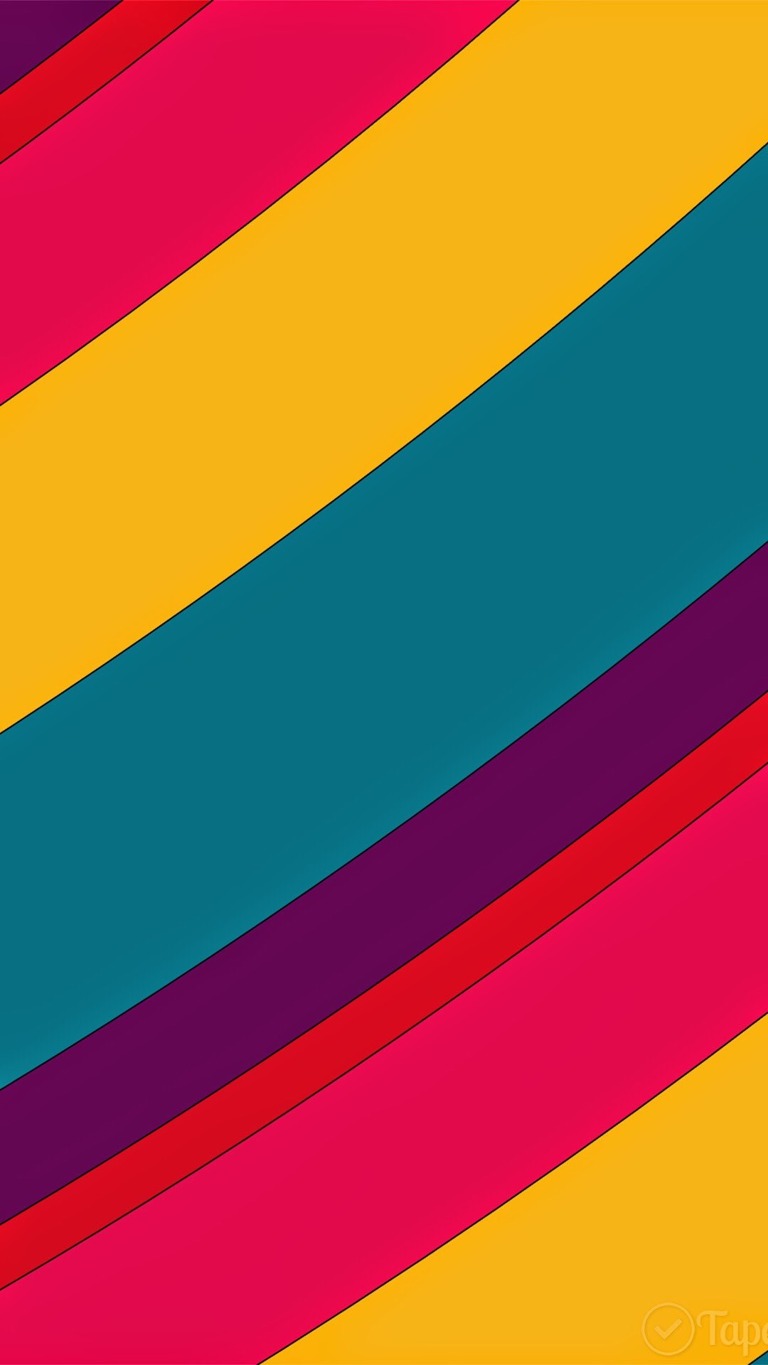 Strisce diagonali, Colori vivaci, Geometrico, sfondo iPhone 16 Full HD