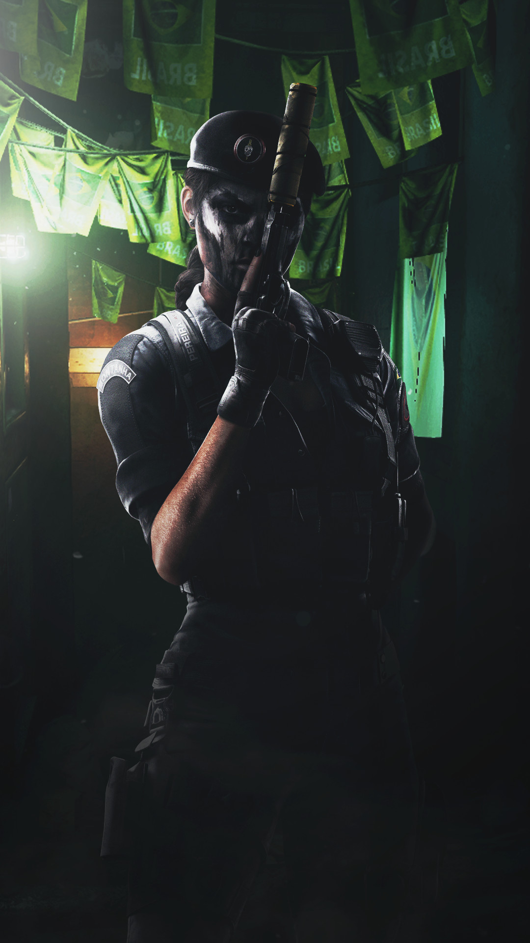 Tom Clancy's Rainbow Six Siege, Operatore, Luce verde, Sparatutto, wallpaper per smartphone