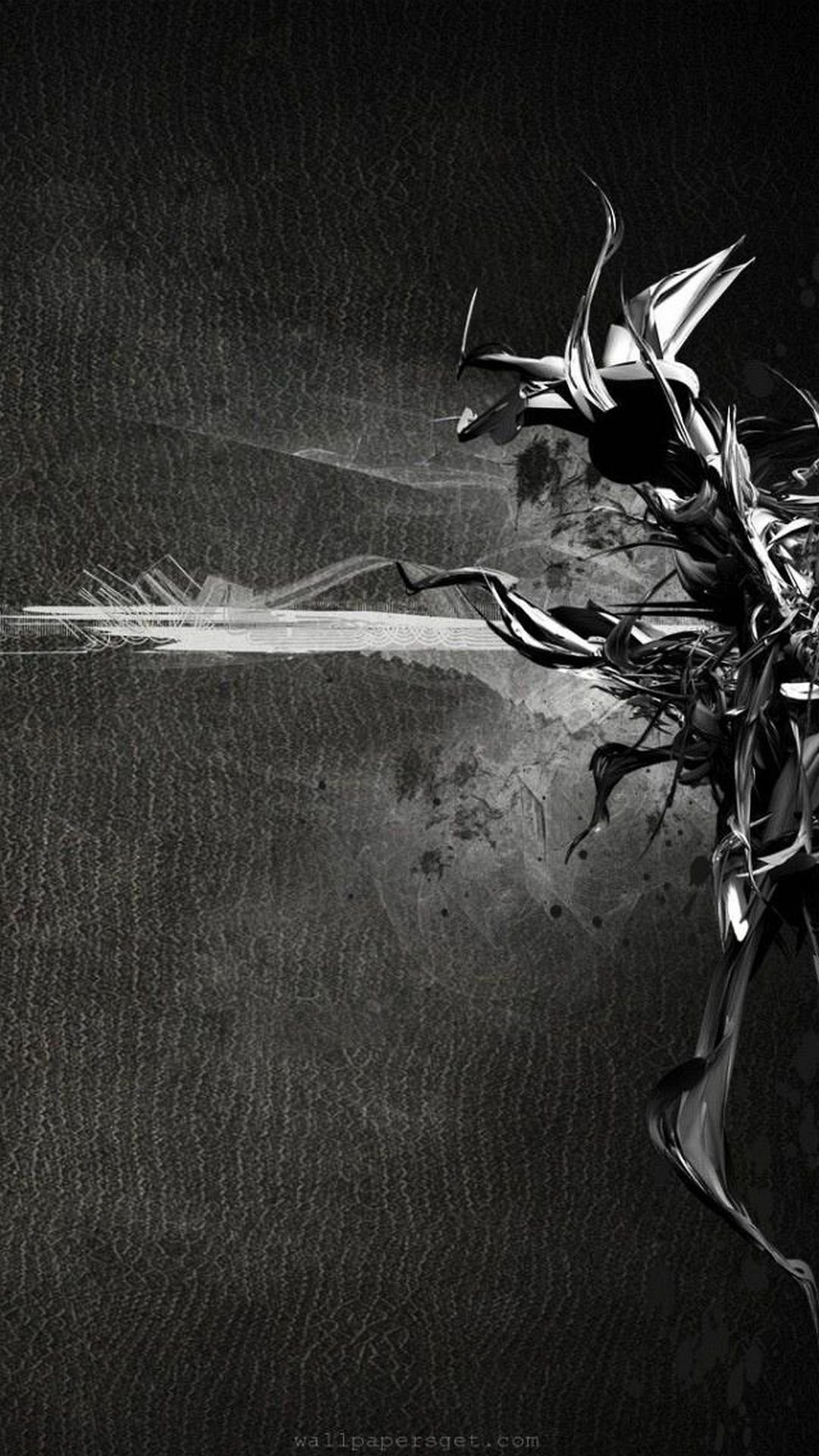 Astratto, Bianco e nero, Grunge, wallpaper Samsung