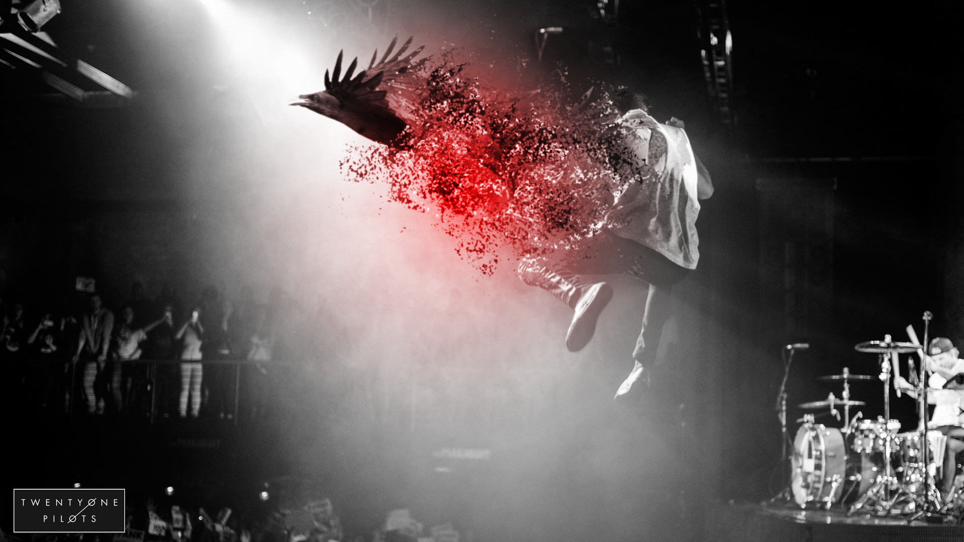 Twenty One Pilots, Tyler Joseph, Concerto, Corvo, Full HD, sfondo per portatile