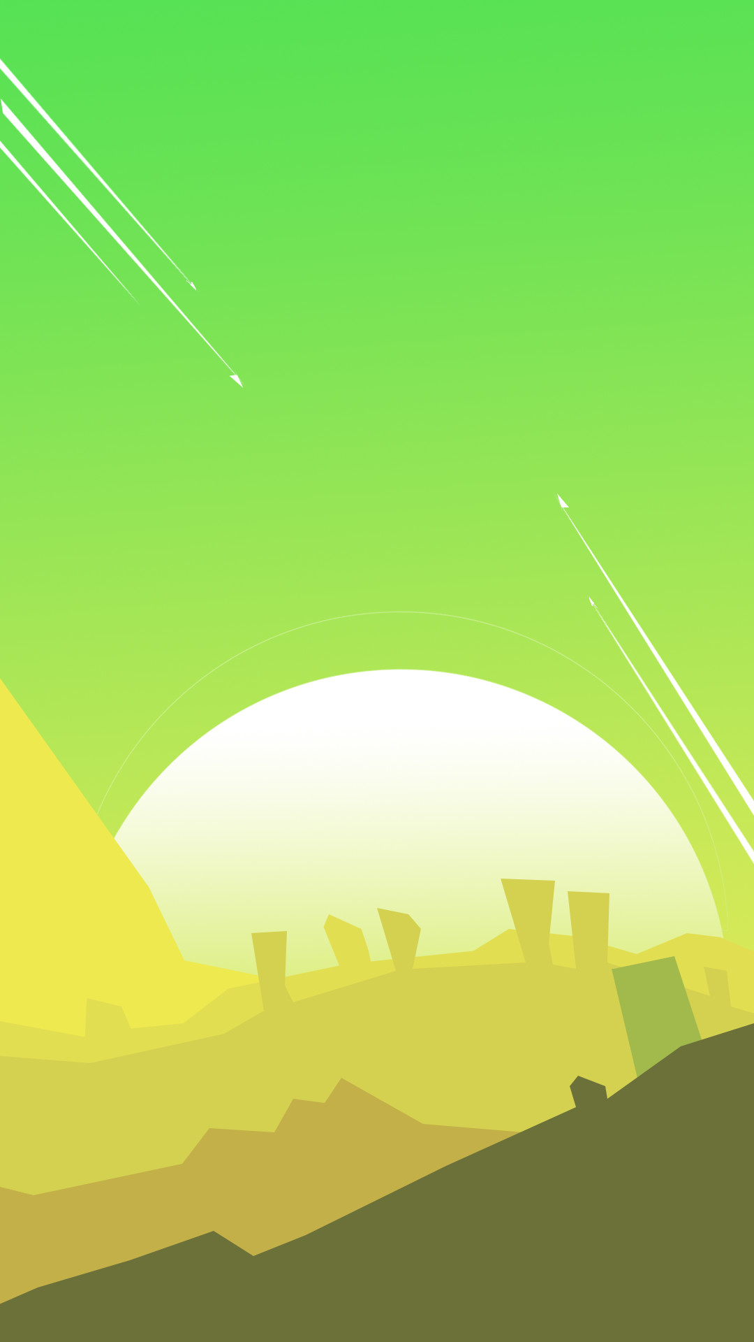 No Man's Sky, Pianeta, Verde, Poster verticale, Full HD, sfondo per iPhone e Android