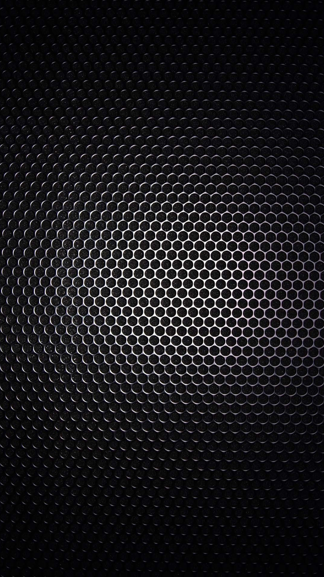 Griglia esagonale, Metallo, Texture, Nero, Minimalismo, sfondo Galaxy S4